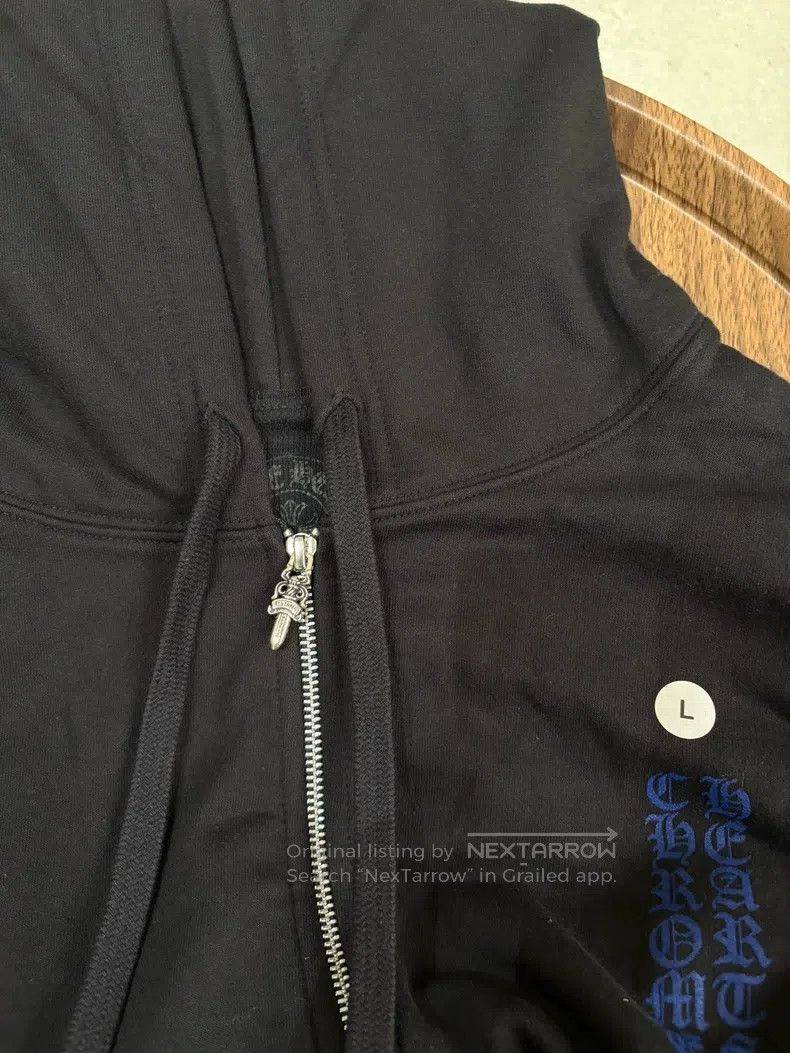 Chrome Hearts CHROME HEARTS Size L Blue Sanskrit letter black zipper hood Size US L / EU 52-54 / 3 - 3 Thumbnail