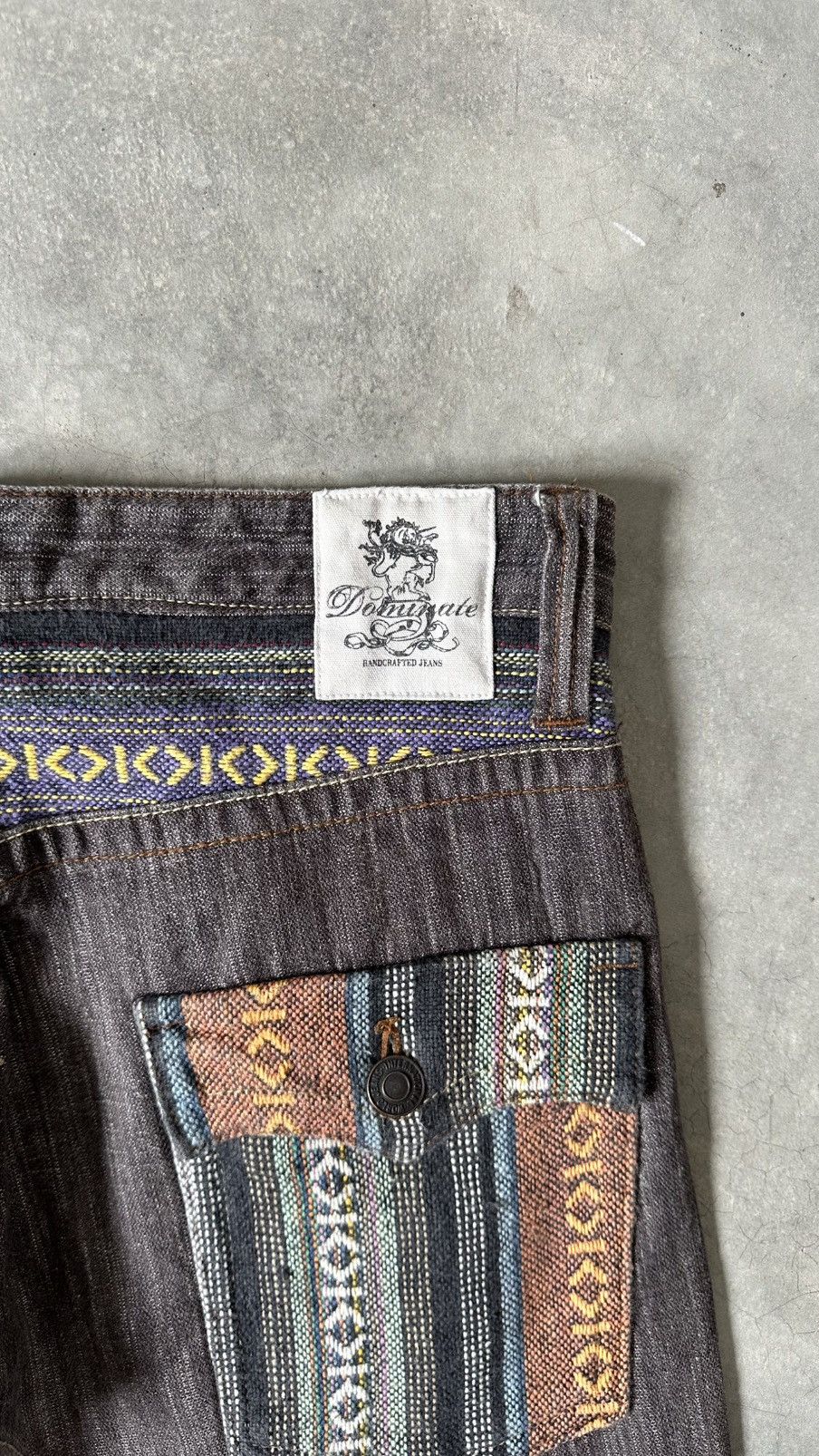 Japanese Brand VINTAGE DOMINATE HANDCRAFTED JEANS Size US 34 / EU 50 - 14 Thumbnail