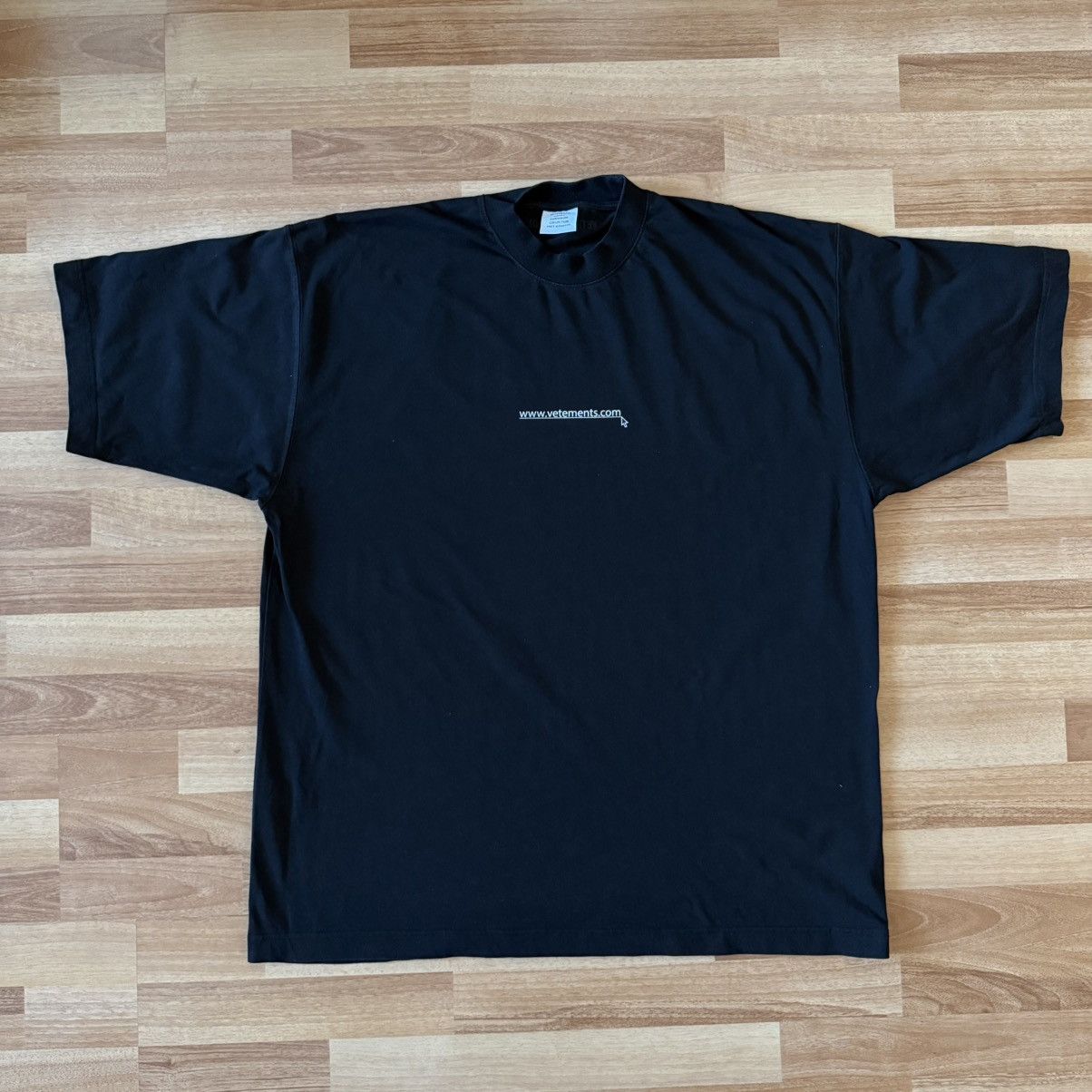 Vetements Vetements Website Logo T-Shirt Size US XS / EU 42 / 0 - 1 Thumbnail