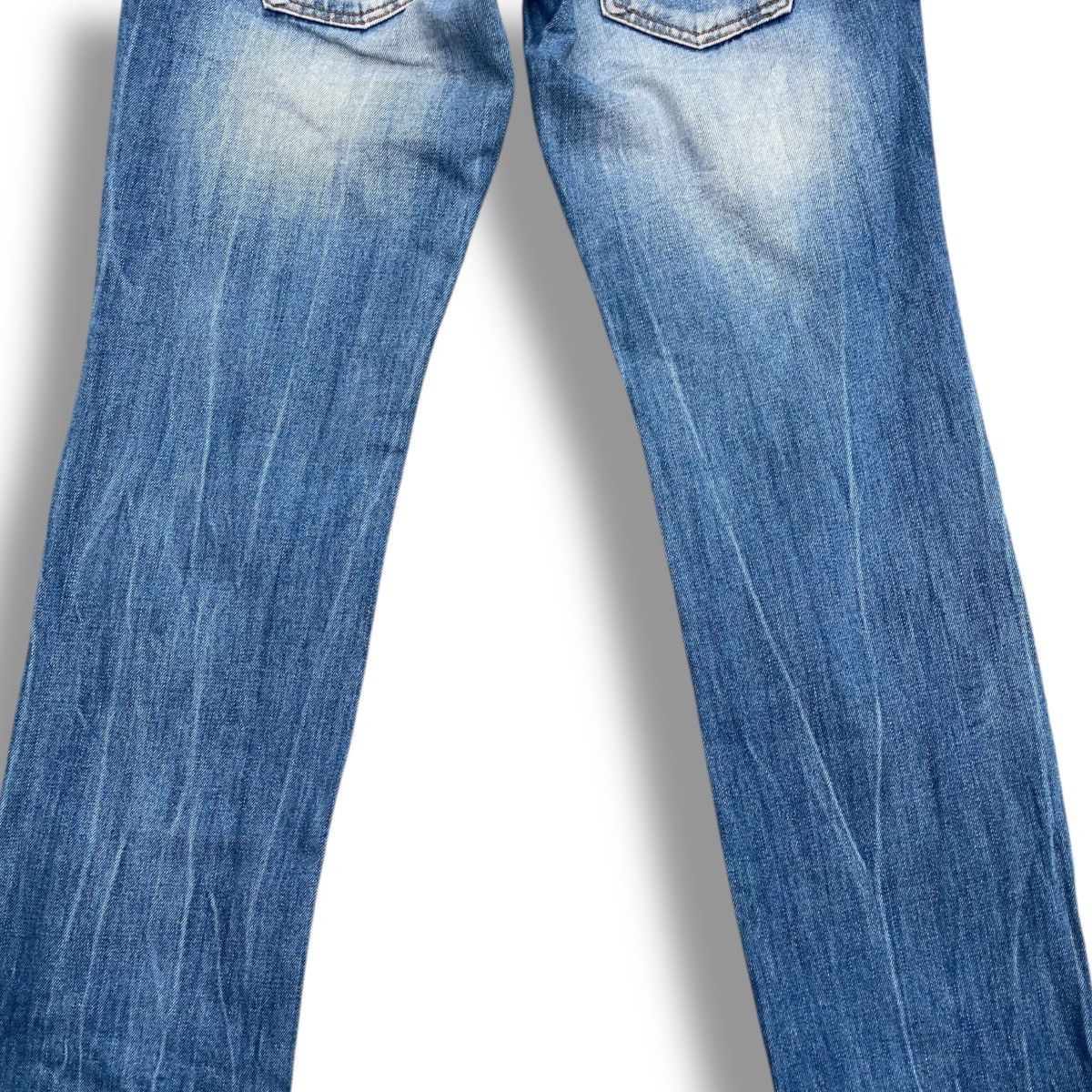 Hysteric Glamour 🇯🇵 YOSHITOMO NARA LOLITA WASHED DISTRESSED DENIM PANTS Size 32" / US 10 / IT 46 - 11 Thumbnail
