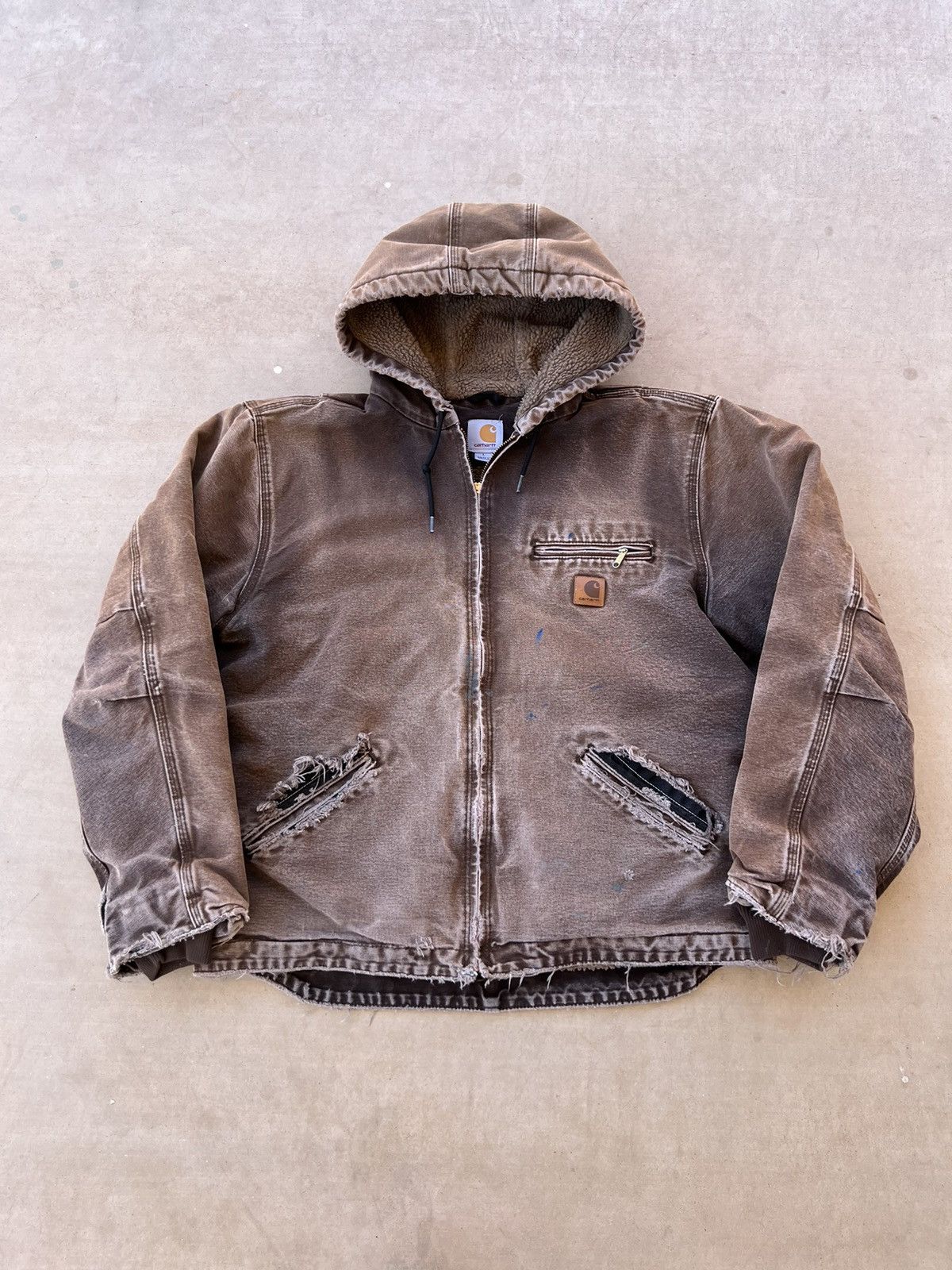 Pre-owned Carhartt X Vintage 90's Brown Carhartt Jacket