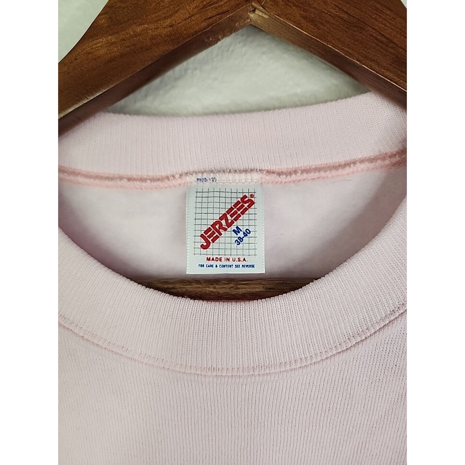 Jerzees Vintage Montana Sweatshirt Crewneck Wildflowers Pink 90s M Size US M / EU 48-50 / 2 - 3 Thumbnail
