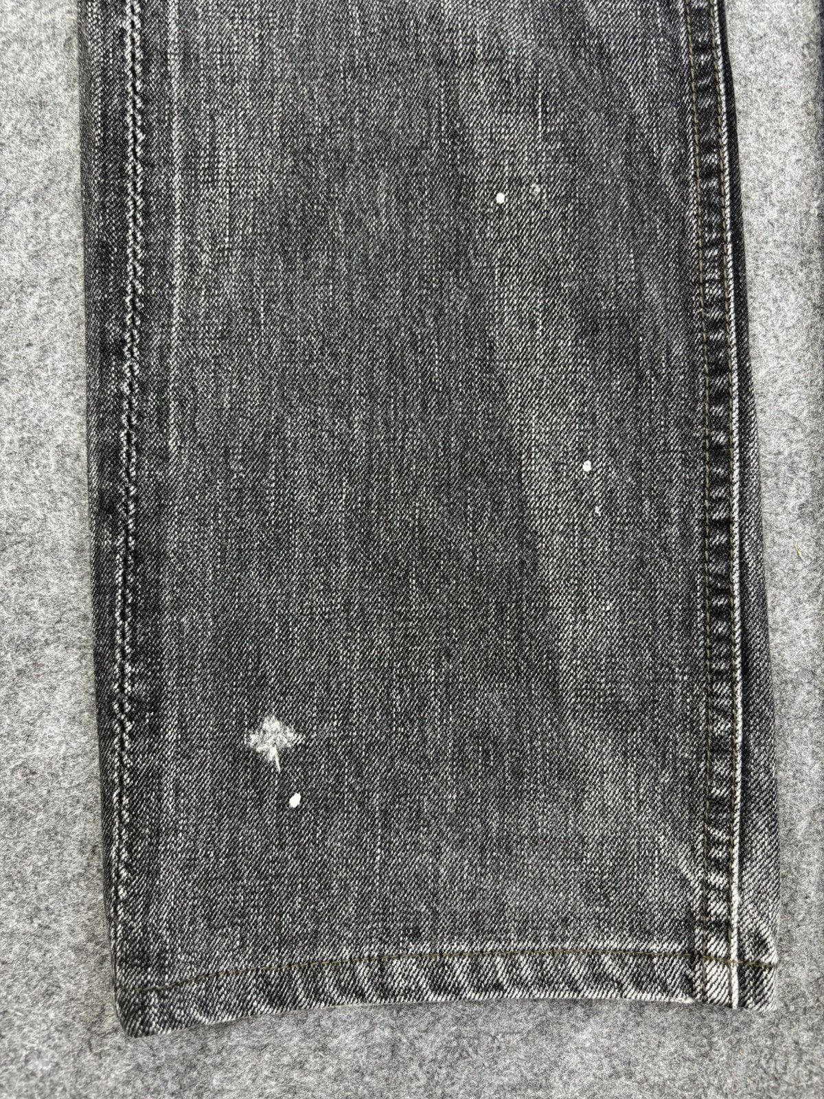Japanese Brand Vintage Johnbull Paint Selvedge Denim F742 Size US 33 - 10 Thumbnail