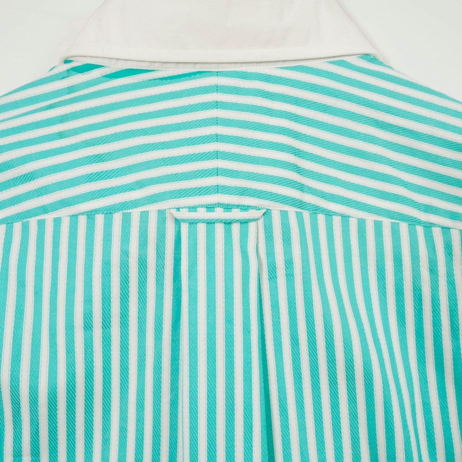 J. Press J.Press Green White Stripe Button-Up Shirt Long Sleeve M Size US M / EU 48-50 / 2 - 3 Thumbnail