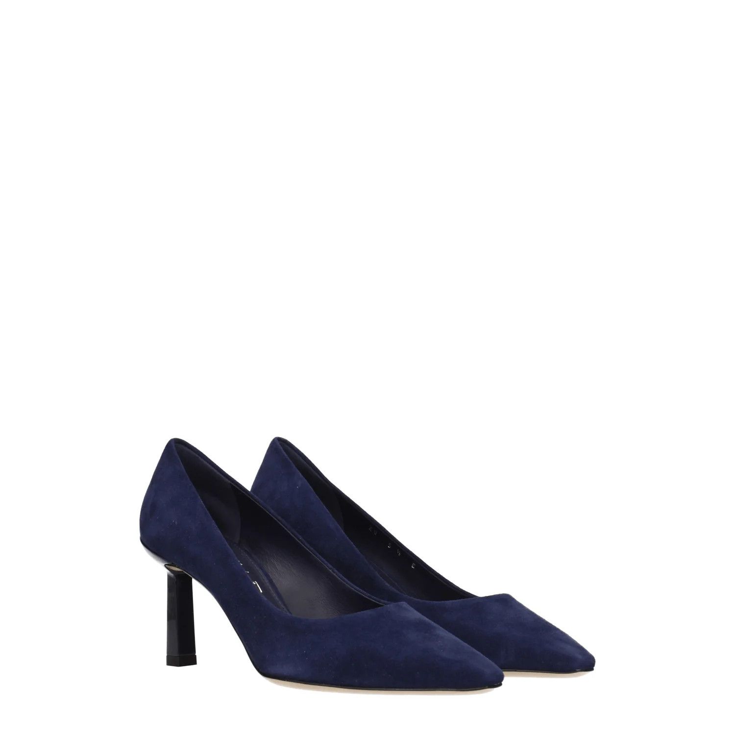 Salvatore Ferragamo ob1o1e1224 Suede Pumps in Navy Blue Size US 5.5 / IT 35.5 - 2 Thumbnail