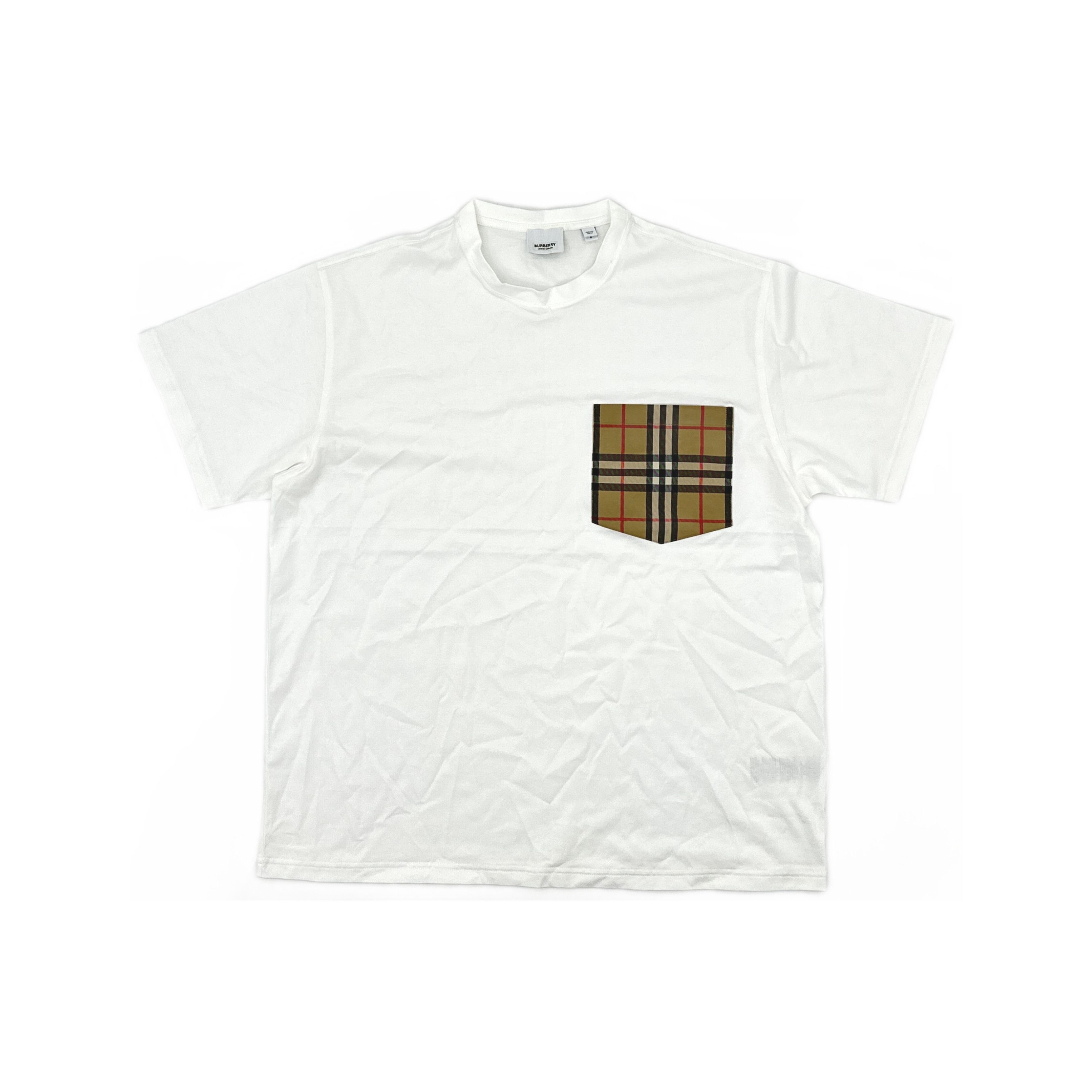 Burberry Burberry Check Pocket T-Shirt Size L Size L / US 10 / IT 46 - 1 Thumbnail