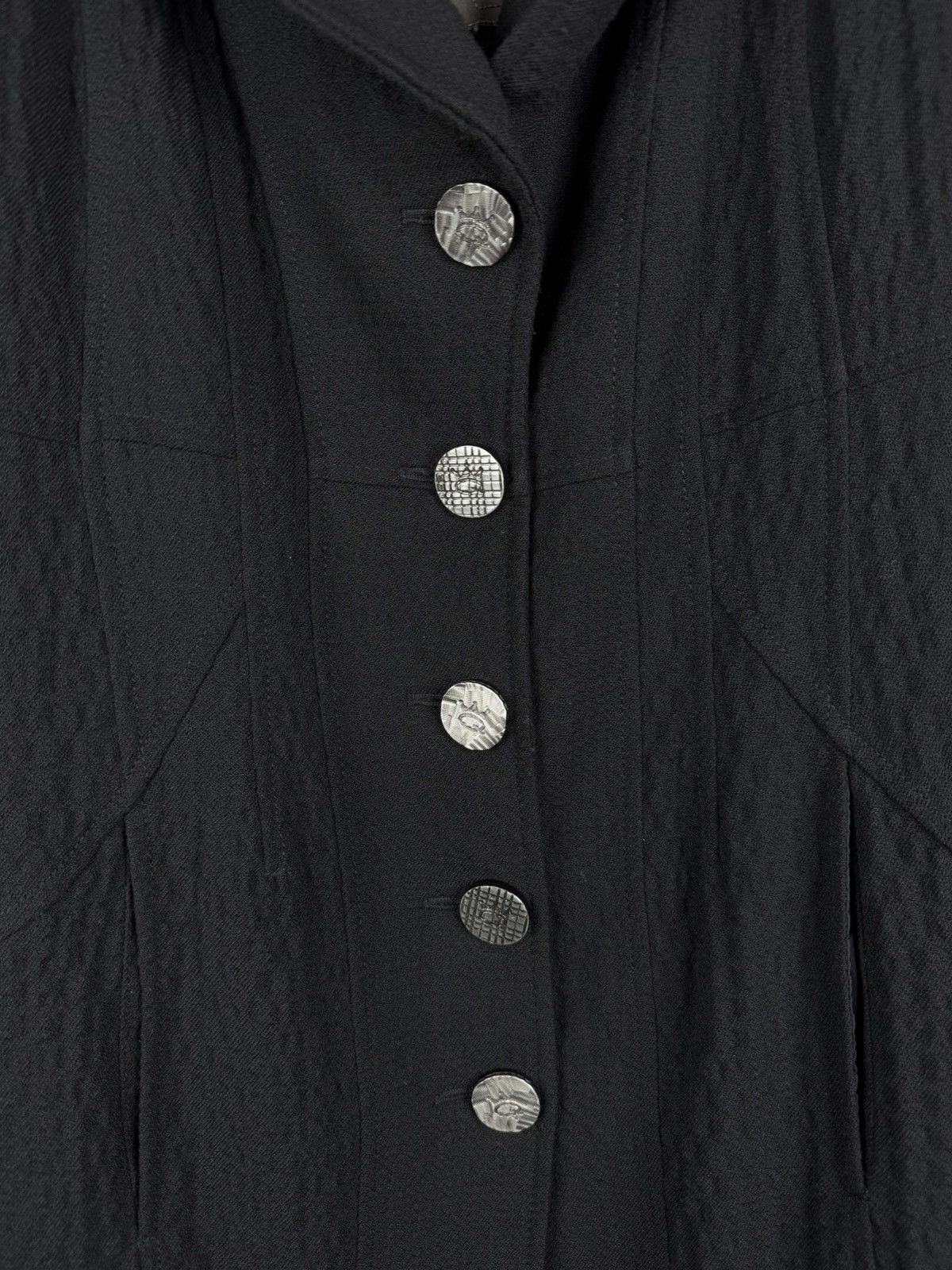Designer Save The Queen Ladies Wool Blend Long Coat Jacket Size S Size S / US 4 / IT 40 - 9 Thumbnail