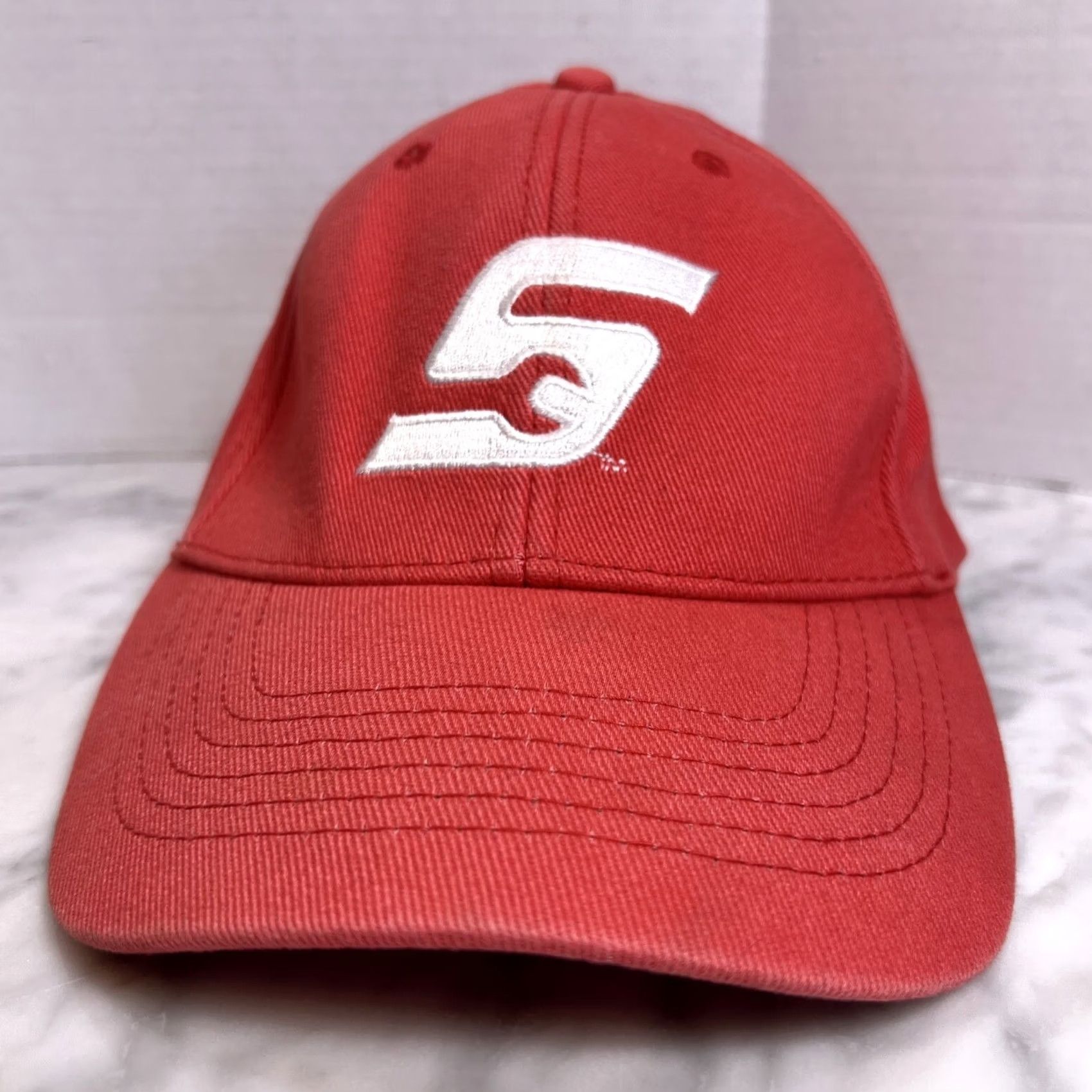 Vintage Snap-on Tools Hat Red/White Flex Stretch Fit Embroidered Men Baseball Cap One Size Cotton Polyester Red Automotive Cap Mens Size ONE SIZE - 6 Thumbnail