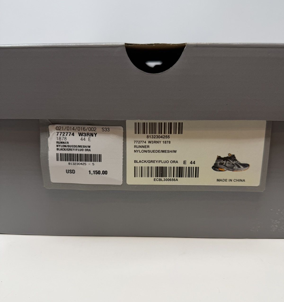 Balenciaga Balenciaga Runner Sneaker Black/Orange Size US 11 / EU 44 - 9 Thumbnail