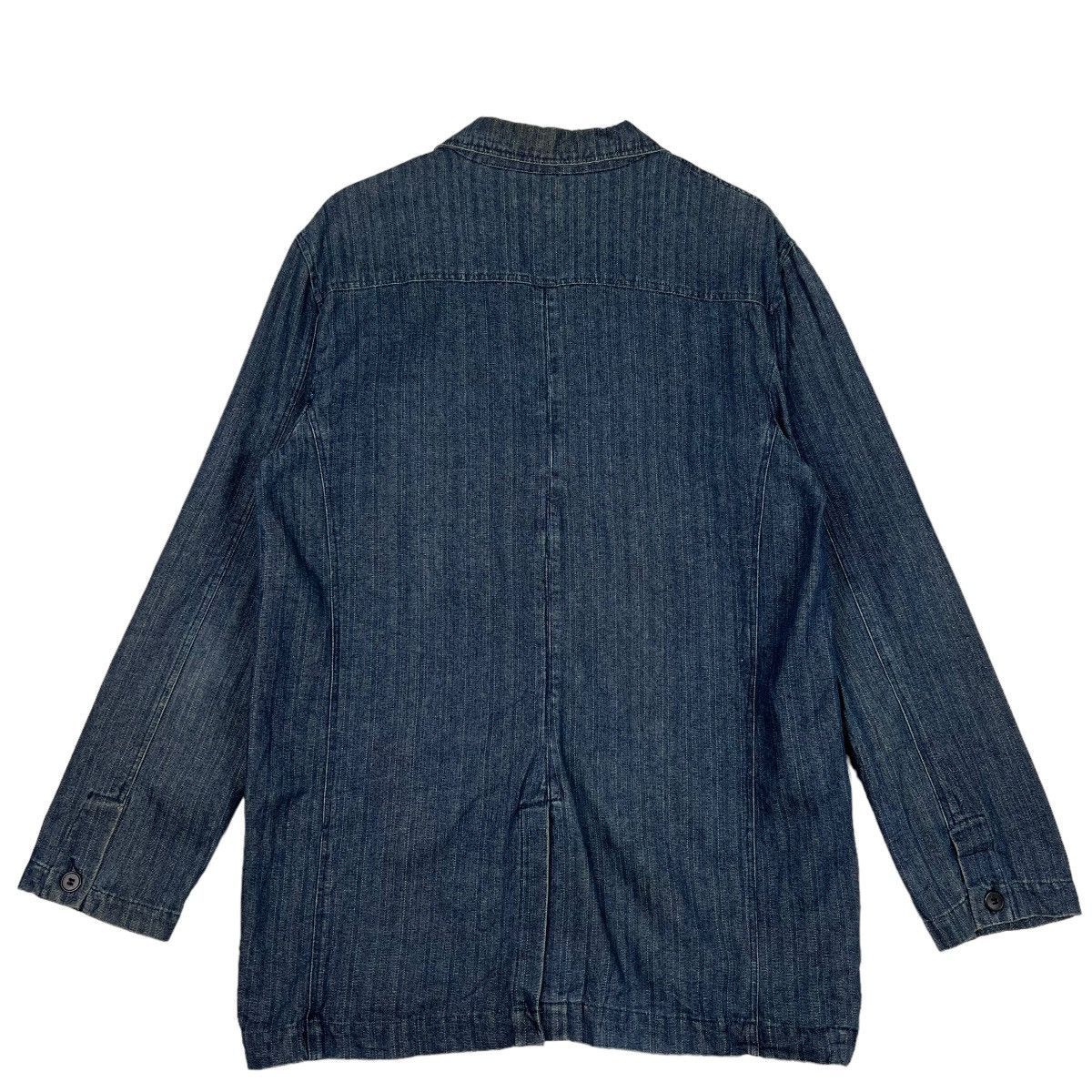 Esprit VINTAGE ESPRIT HIKORY DENIM CHORE JACKET Size US L / EU 52-54 / 3 - 8 Thumbnail