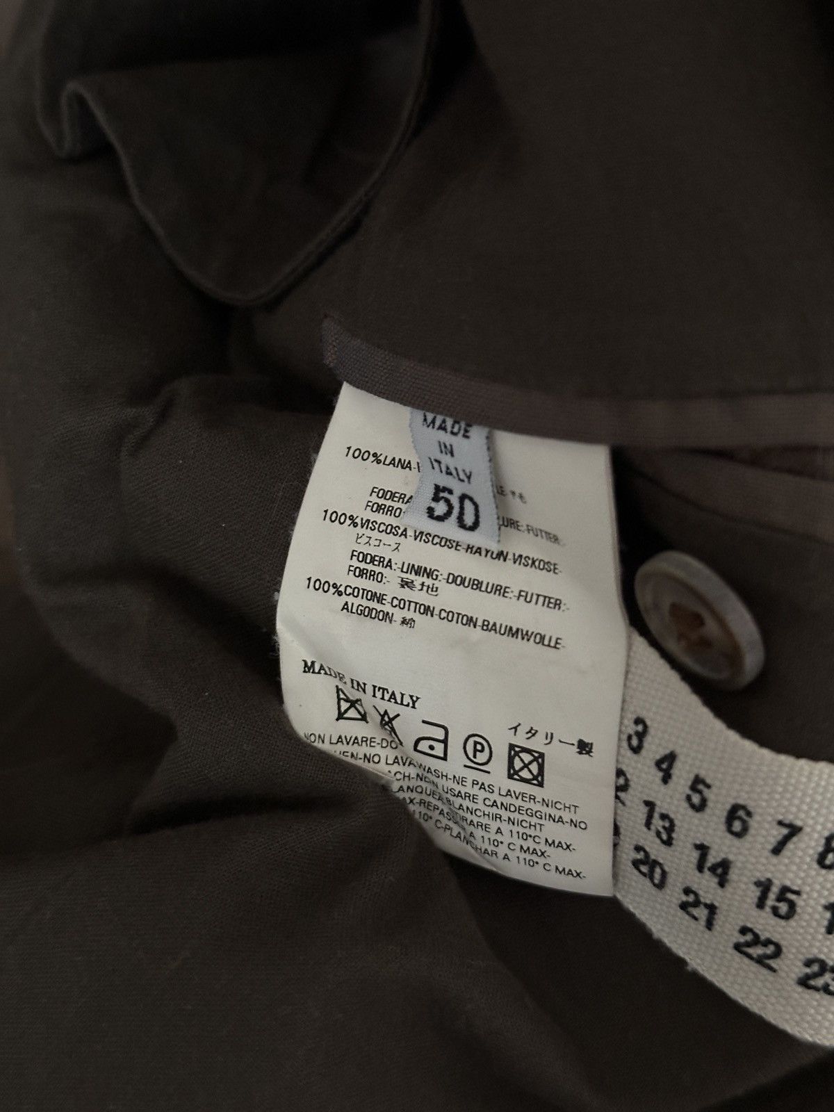 Maison Margiela 2007 SA Margiela Iridescent Brown Blazer, 50 Size 50R - 6 Thumbnail