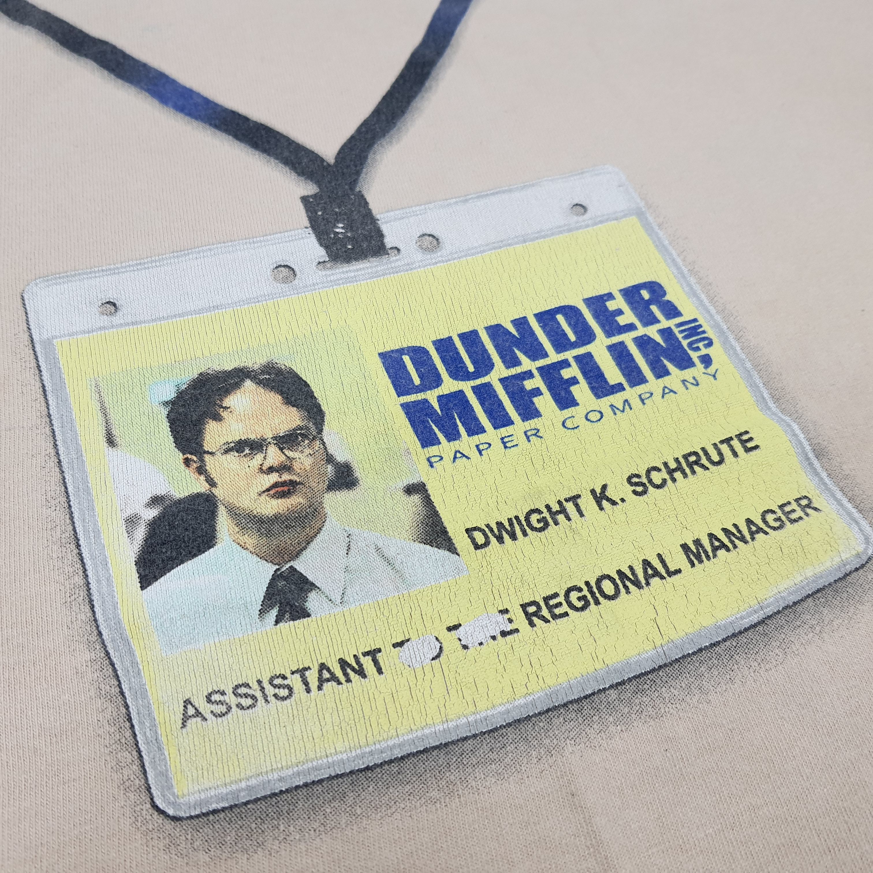 Vintage Vintage The Office DUNDER MIFFLIN American TV Series T-Shirt Size US L / EU 52-54 / 3 - 3 Thumbnail