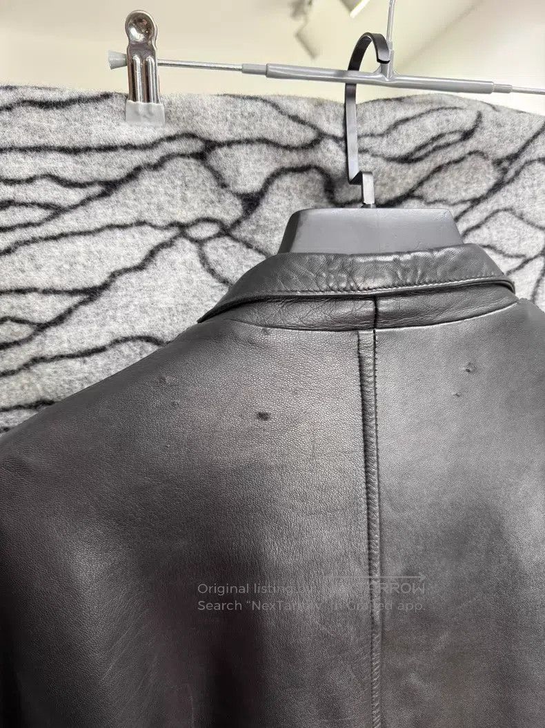 Yohji Yamamoto YOHJI YAMAMOTO Padded Shoulder Sheepskin Coat Size US M / EU 48-50 / 2 - 6 Thumbnail