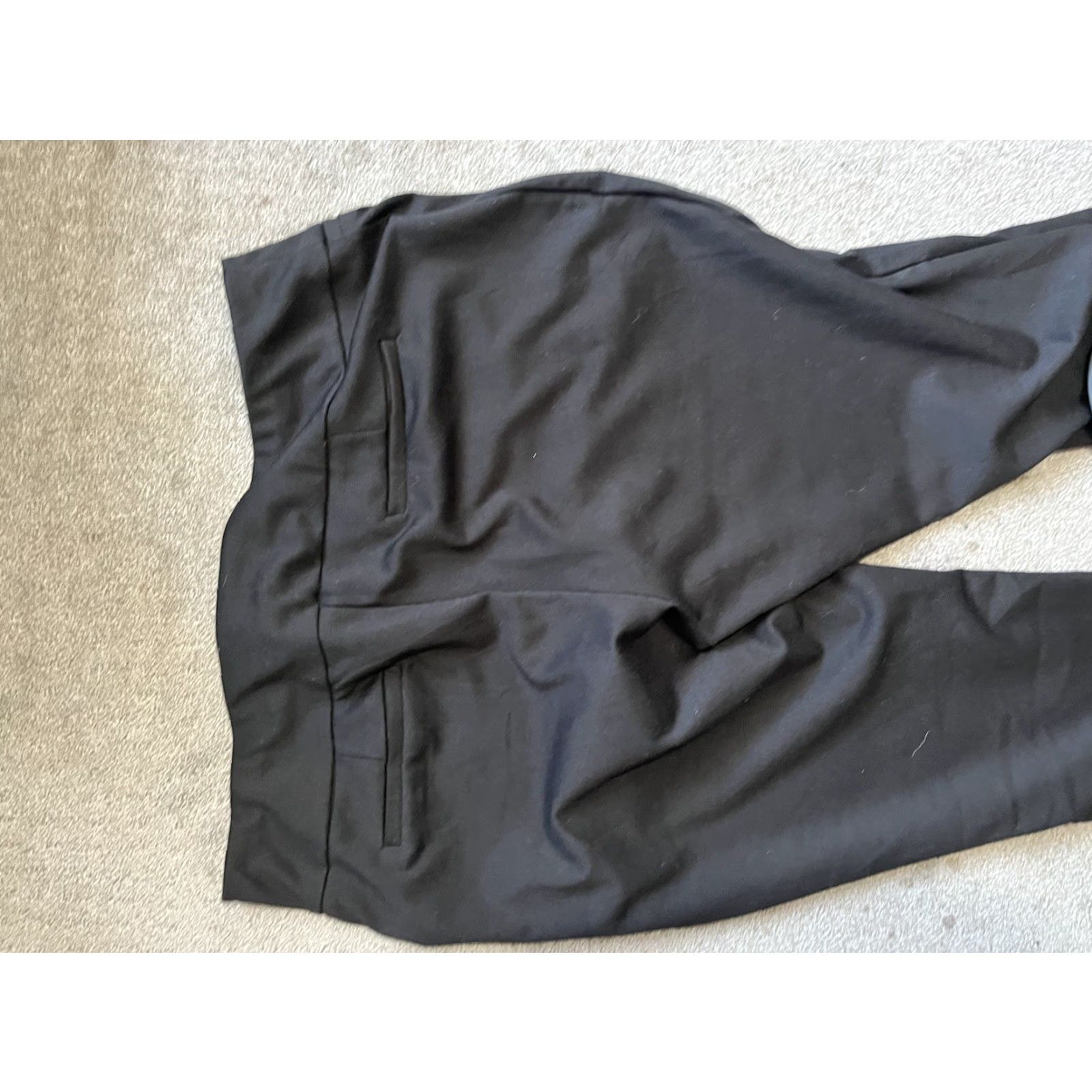 Vintage NY Collection Women's Black Wide-Leg Pull On Pants Petite Size 2XL Ladies Dress Pants Small Inseam 30 in Size 40" / US 18 - 4 Thumbnail
