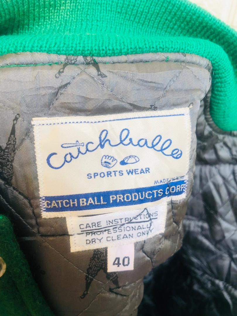 Japanese Brand × Vintage Vintage 60s Catchball Designer Fashion Style Varsity Jacket Size US L / EU 52-54 / 3 - 14 Thumbnail