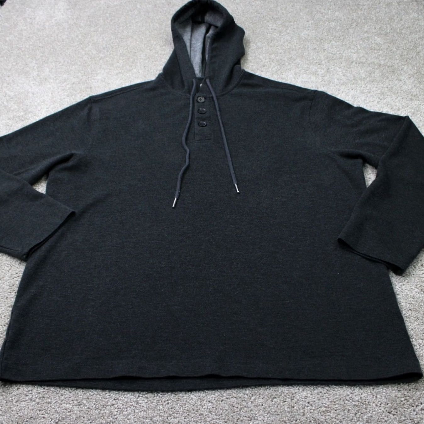 Mizzen+Main Mizzen+Main Hoodie Mens 2XL Gray Henley Hoodie Sweatshirt Regular Size Gray Size US XXL / EU 58 / 5 - 2 Thumbnail