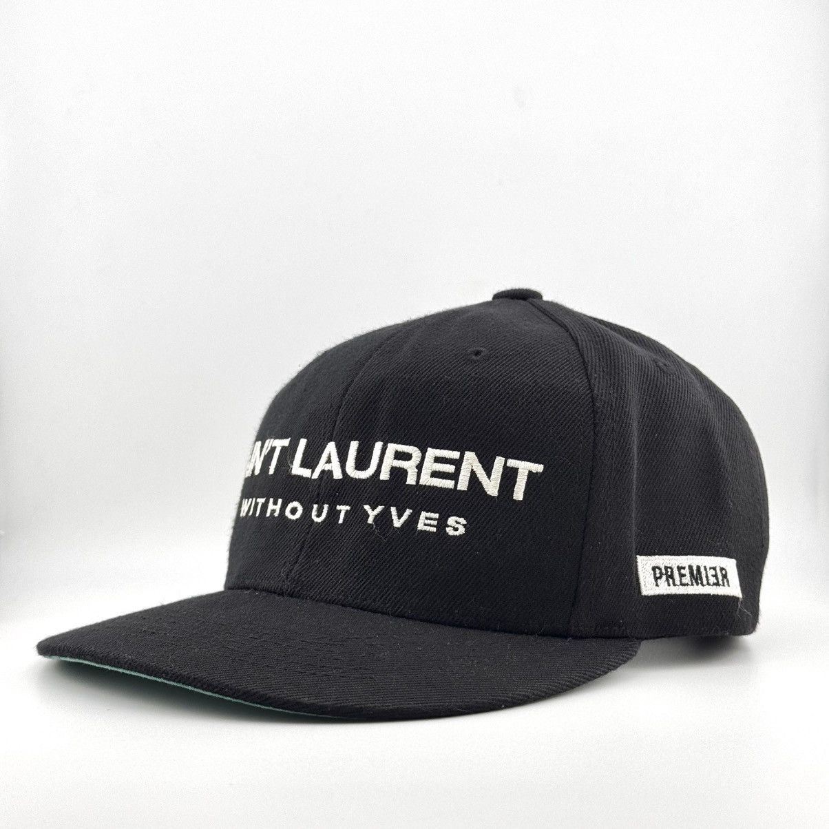 Vintage Ain’t Laurent Without Yves Premier Japan Cap Snapback Hat Size ONE SIZE - 2 Thumbnail