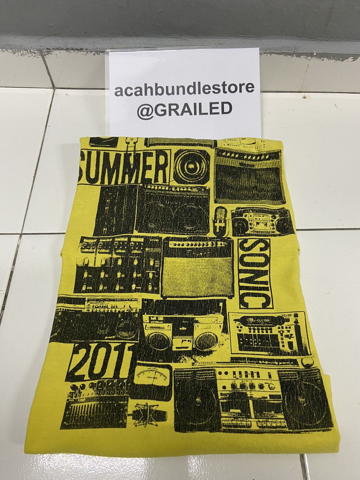 Band Tees SUMMER SONIC TOKYO OSAKA 2011 TOUR TEE SHIRT Size US M / EU 48-50 / 2 - 18 Thumbnail