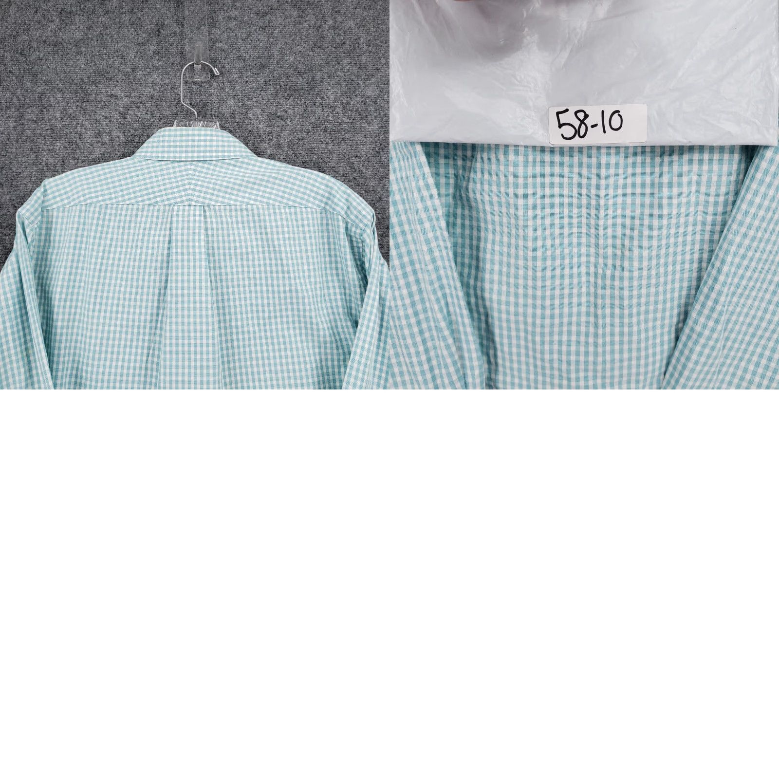 Lands' End Lands' End Button-Up Shirt Mens M Blue Plaid Traditional Fit Button-Down Collar XS? Size US M / EU 48-50 / 2 - 9 Thumbnail