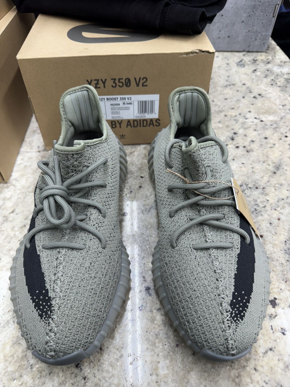Yeezy Adidas Yeezy Boost 350 V2 Granite Size US 9.5 / EU 42-43 - 3 Thumbnail