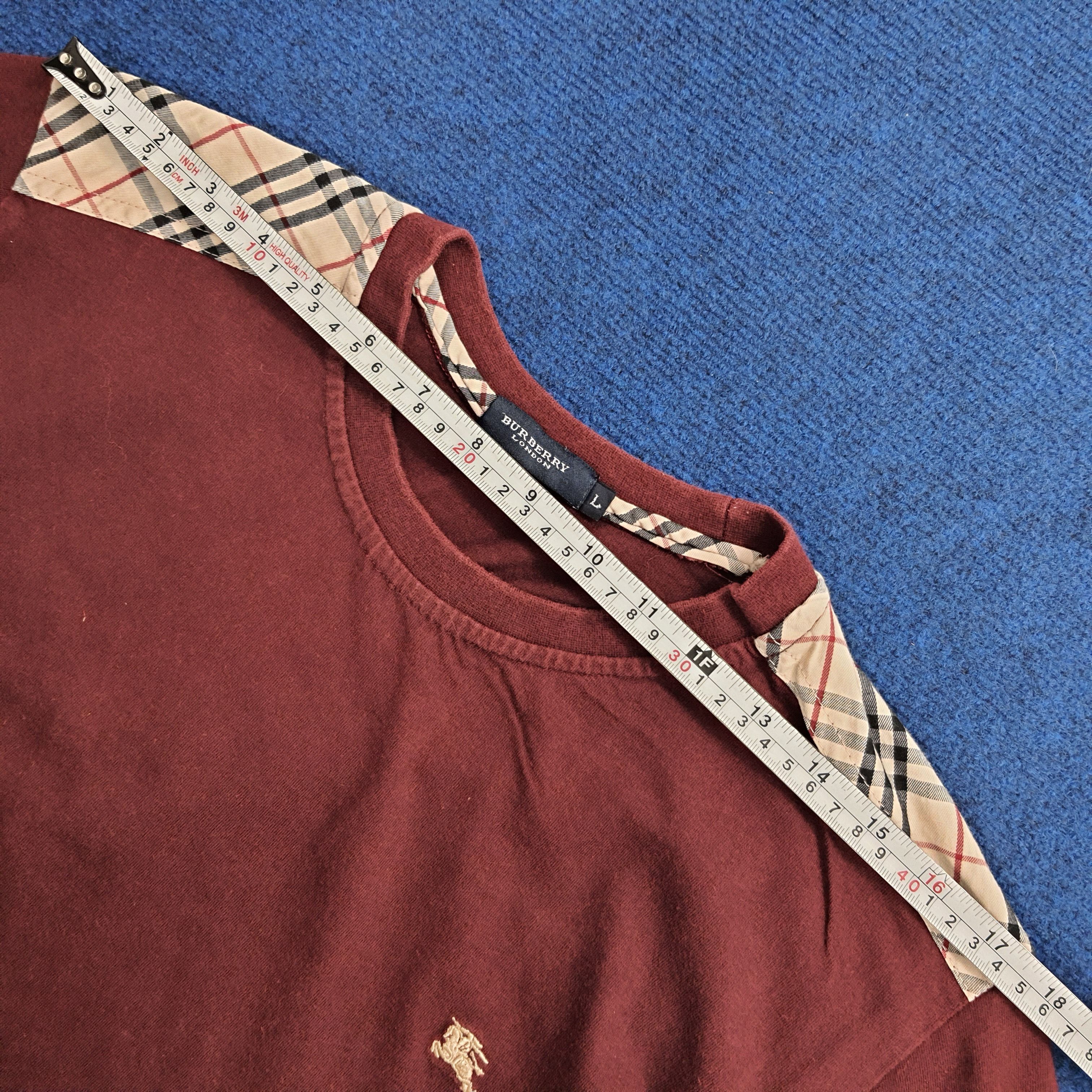 Burberry × Vintage Vintage Burberry Nova Check Long Sleeve T-shirt cp2 Size US L / EU 52-54 / 3 - 9 Thumbnail