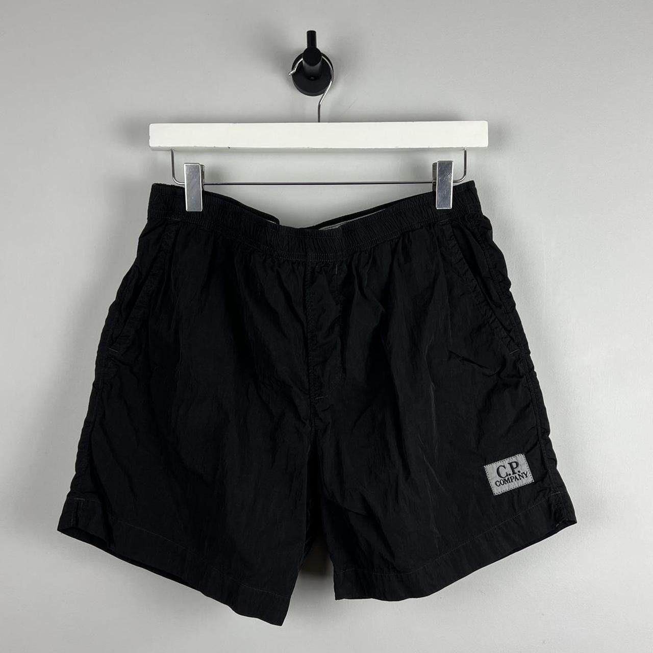 image of C P Company Cp Company Logo Swim Shorts in Black, Men's (Size 30)