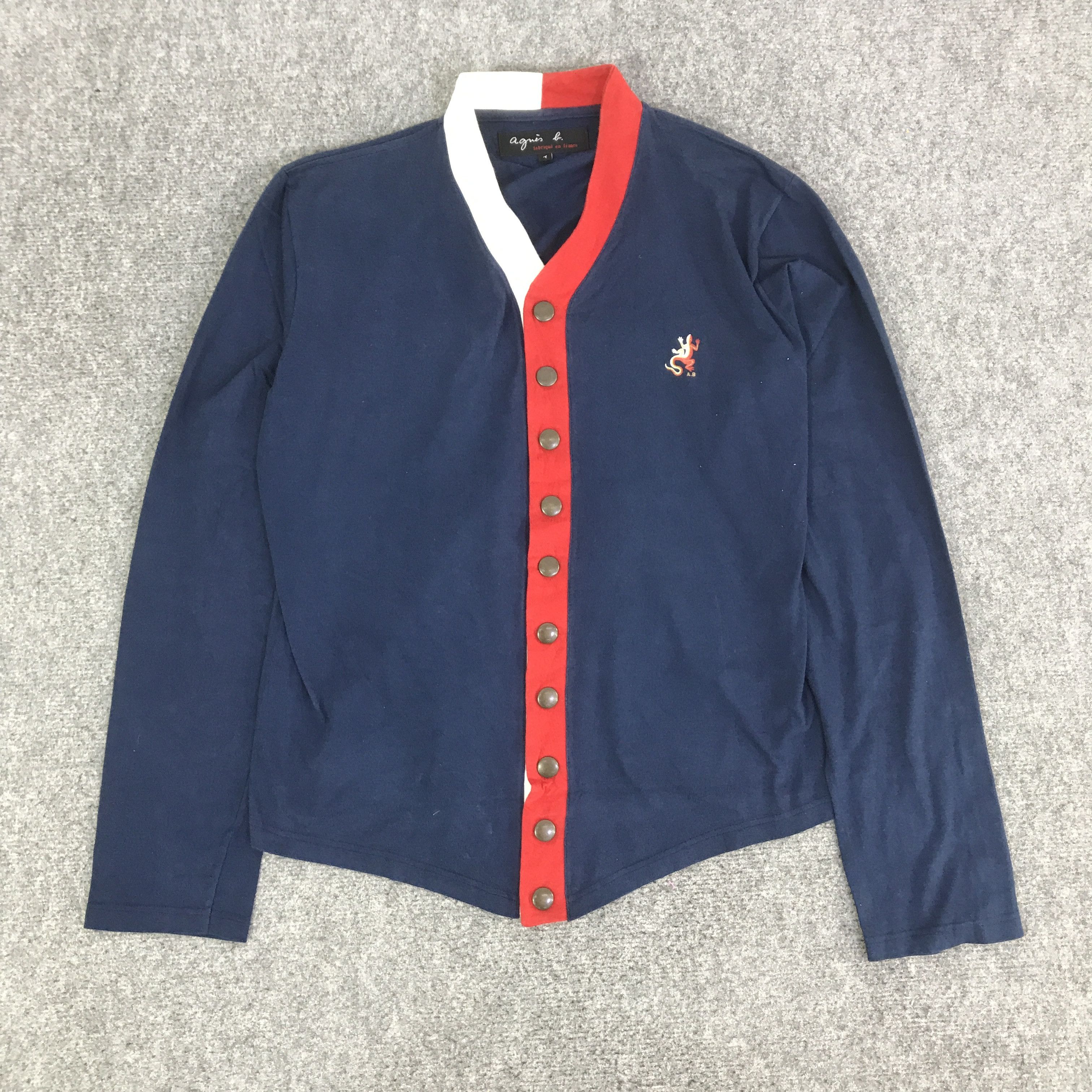 agnes b. AGNES B. SNAP BUTTON CARDIGAN JACKET K112B5 Size US M / EU 48-50 / 2 - 1 Thumbnail