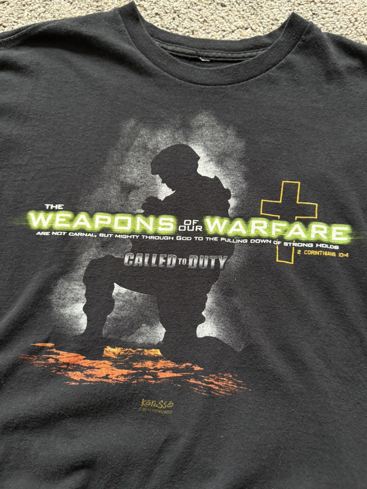The Game Call of Duty Style Graphic T-Shirt KenSSo Military Christian Size US M / EU 48-50 / 2 - 2 Thumbnail