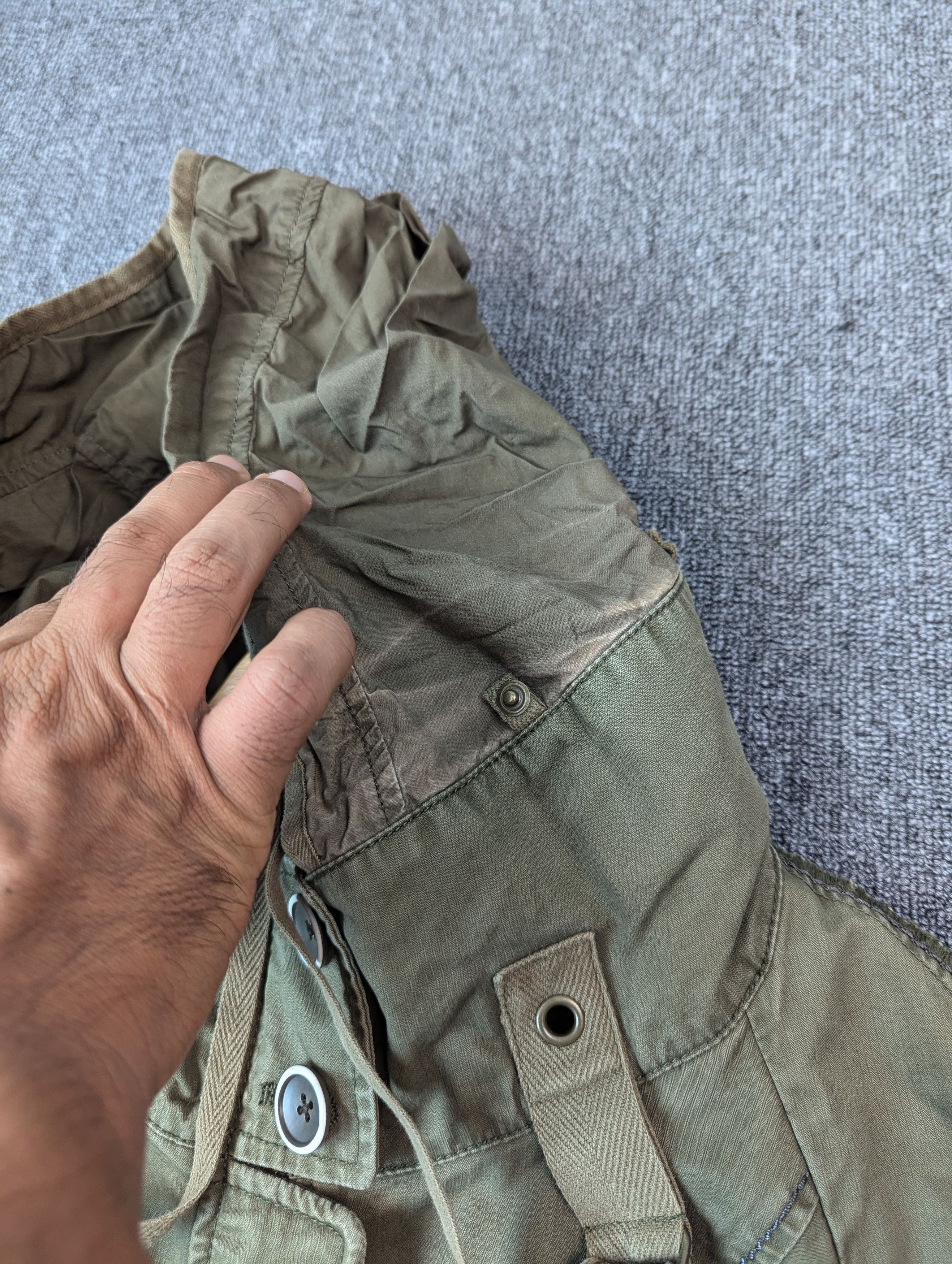 Marithe + Francois Girbaud Marithe Francois Girbaud Tactical Military Hooded Jacket Size M / US 6-8 / IT 42-44 - 16 Thumbnail