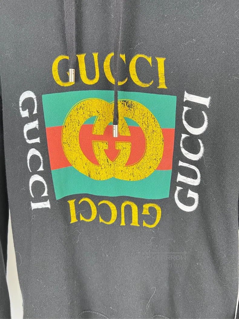 Gucci Gucci Belt black retro old destruction block colour block Size US XS / EU 42 / 0 - 8 Thumbnail