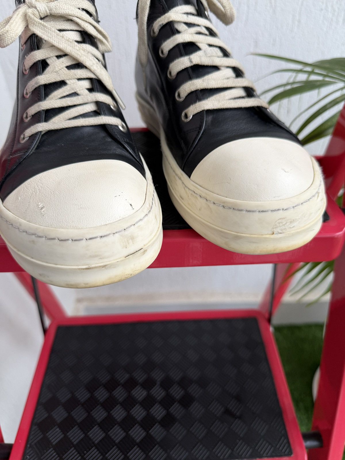 Rick Owens Mainline leather Ramones Size US 9.5 / EU 42-43 - 11 Thumbnail