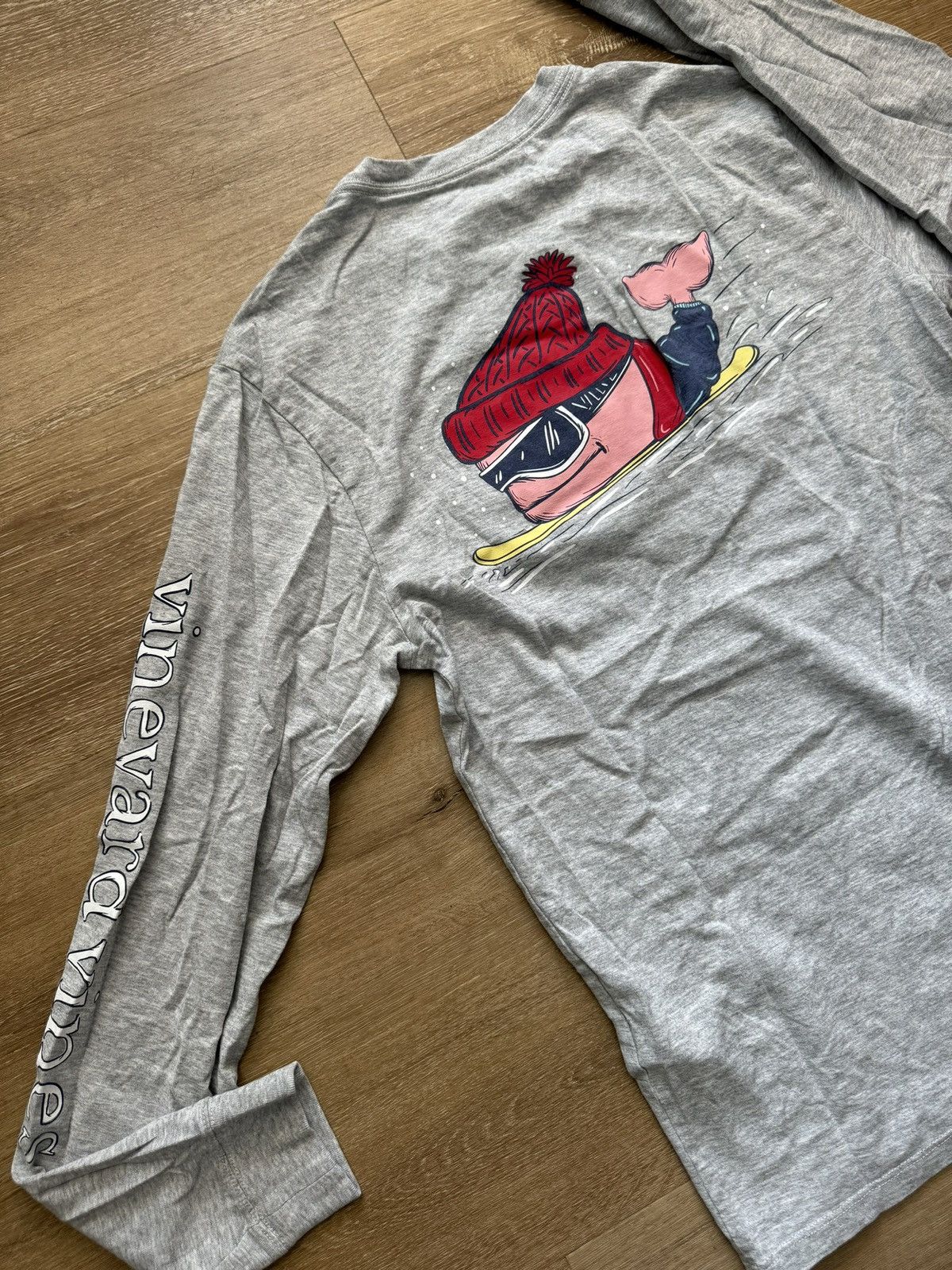 Vineyard Vines Vineyard Vines Snowboarding Pink Whale Pocket Long Sleeve Size US S / EU 44-46 / 1 - 9 Thumbnail