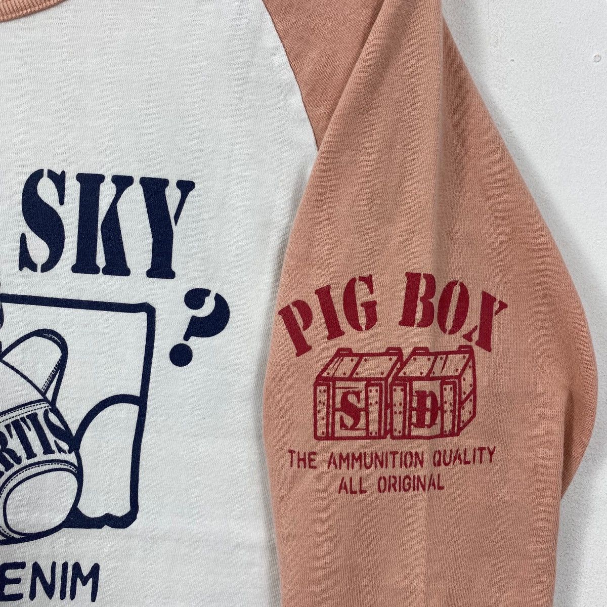 Studio D'Artisan Vintage STUDIO D'ARTISAN Flight Sky Air Denim Tee Shirt Size US M / EU 48-50 / 2 - 4 Thumbnail