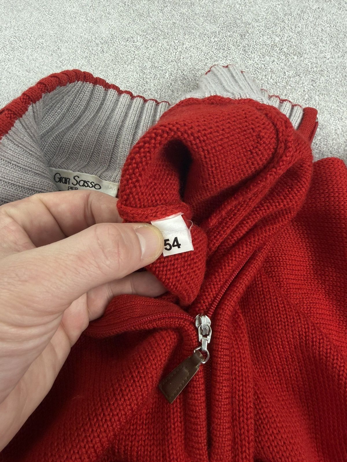 Gran Sasso Gran Sasso Wool 1/4 Zip knit Sweater Men’s Size 54 Size US L / EU 52-54 / 3 - 9 Thumbnail