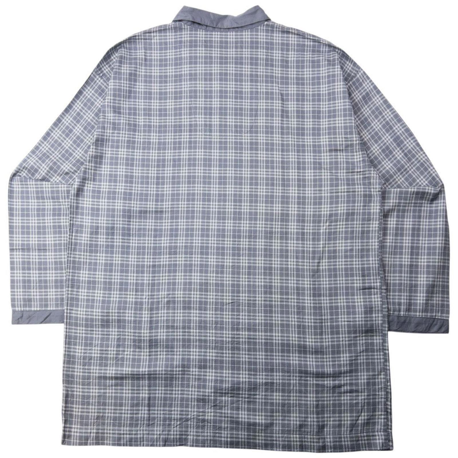 Burberry Vintage 2000s Burberry Nova Check Long Sleeve Pyjama Shirt L Size US L / EU 52-54 / 3 - 2 Thumbnail