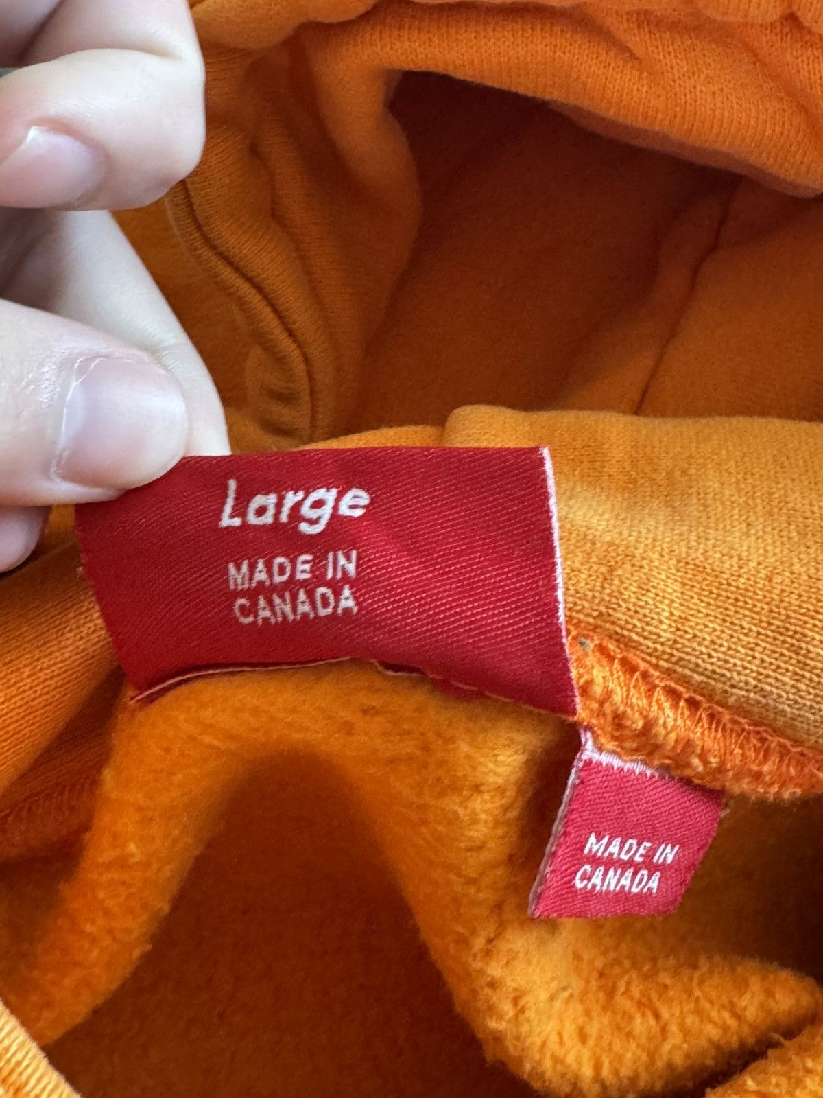 Supreme Supreme Orange Box Logo Hoodie 1999 Size US L / EU 52-54 / 3 - 5 Thumbnail