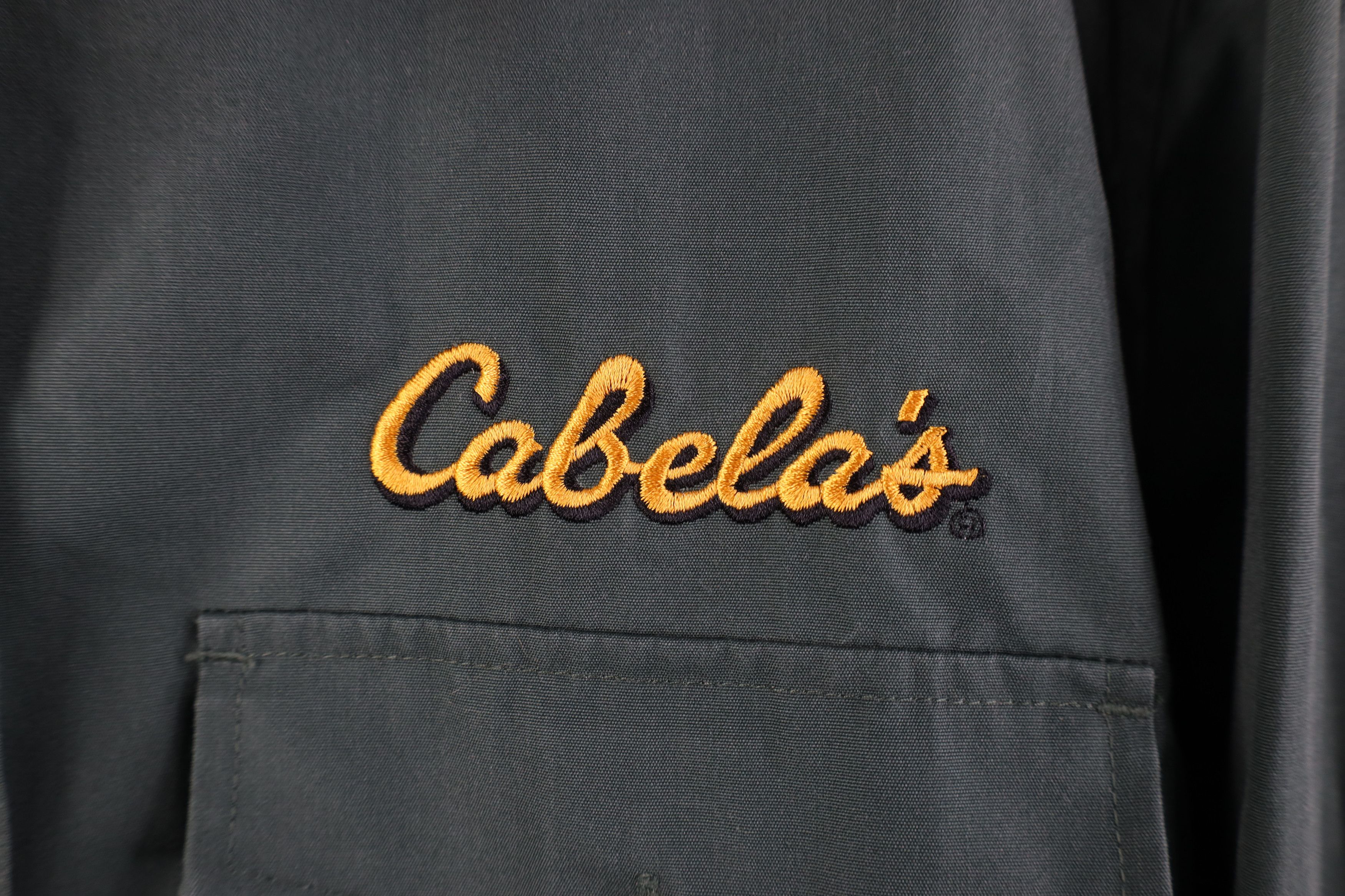 Cabelas Vintage 90s Cabelas Safari Collared Button Shirt Green Size XL / US 12-14 / IT 48-50 - 4 Thumbnail