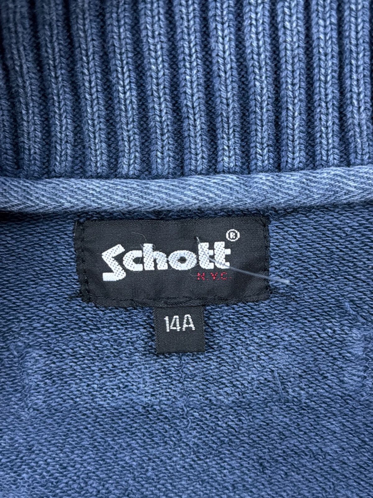 Schott Vintage Schott Sweater Knit Pullover Jumper Size US S / EU 44-46 / 1 - 5 Thumbnail
