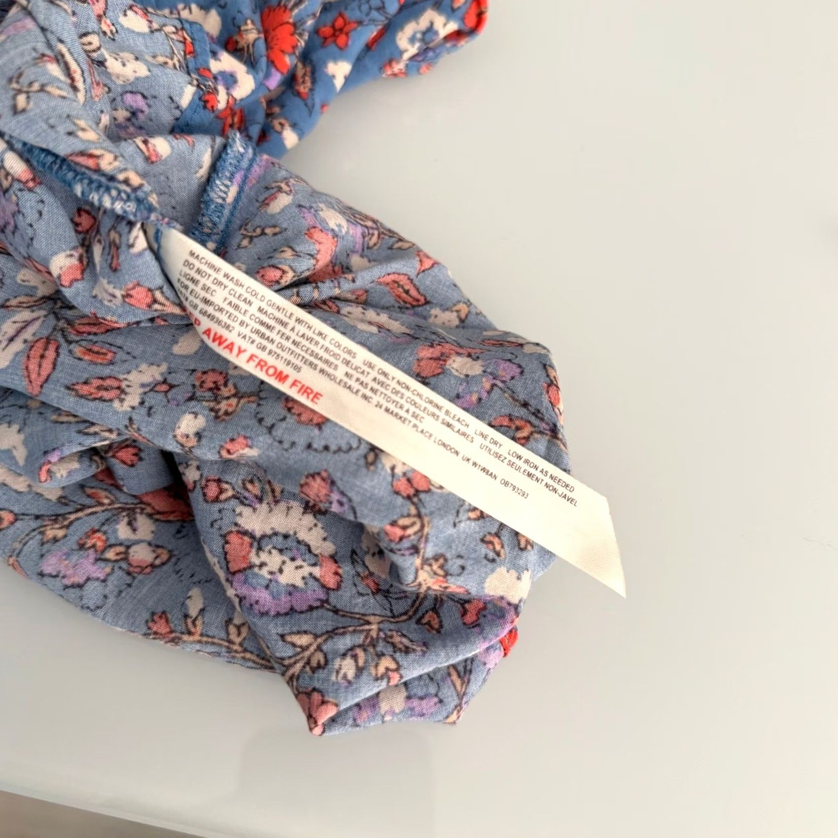 Free People VINTAGE? No — Intimately Free People Morning Slip Dress S Blue Paisley Racerback Boho Summer Size S / US 4 / IT 40 - 6 Thumbnail