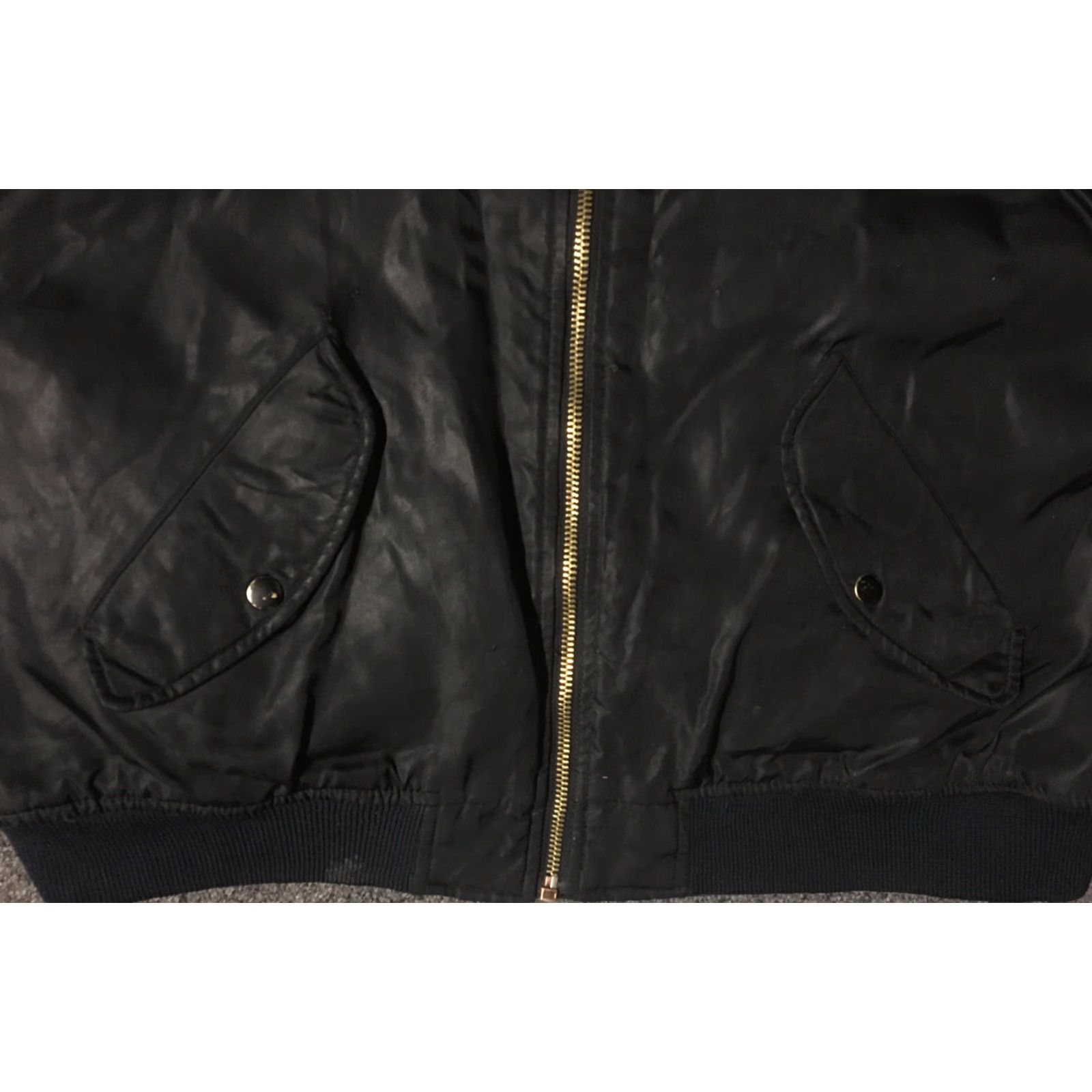 Vintage VINTAGE Stormin Norman Distressed Bomber Jacket Mens L Black 80s 90s Wildhorse Saloon Orlando Trucker Grunge Biker 80s 90s Theme Embroidered Size US L / EU 52-54 / 3 - 5 Thumbnail