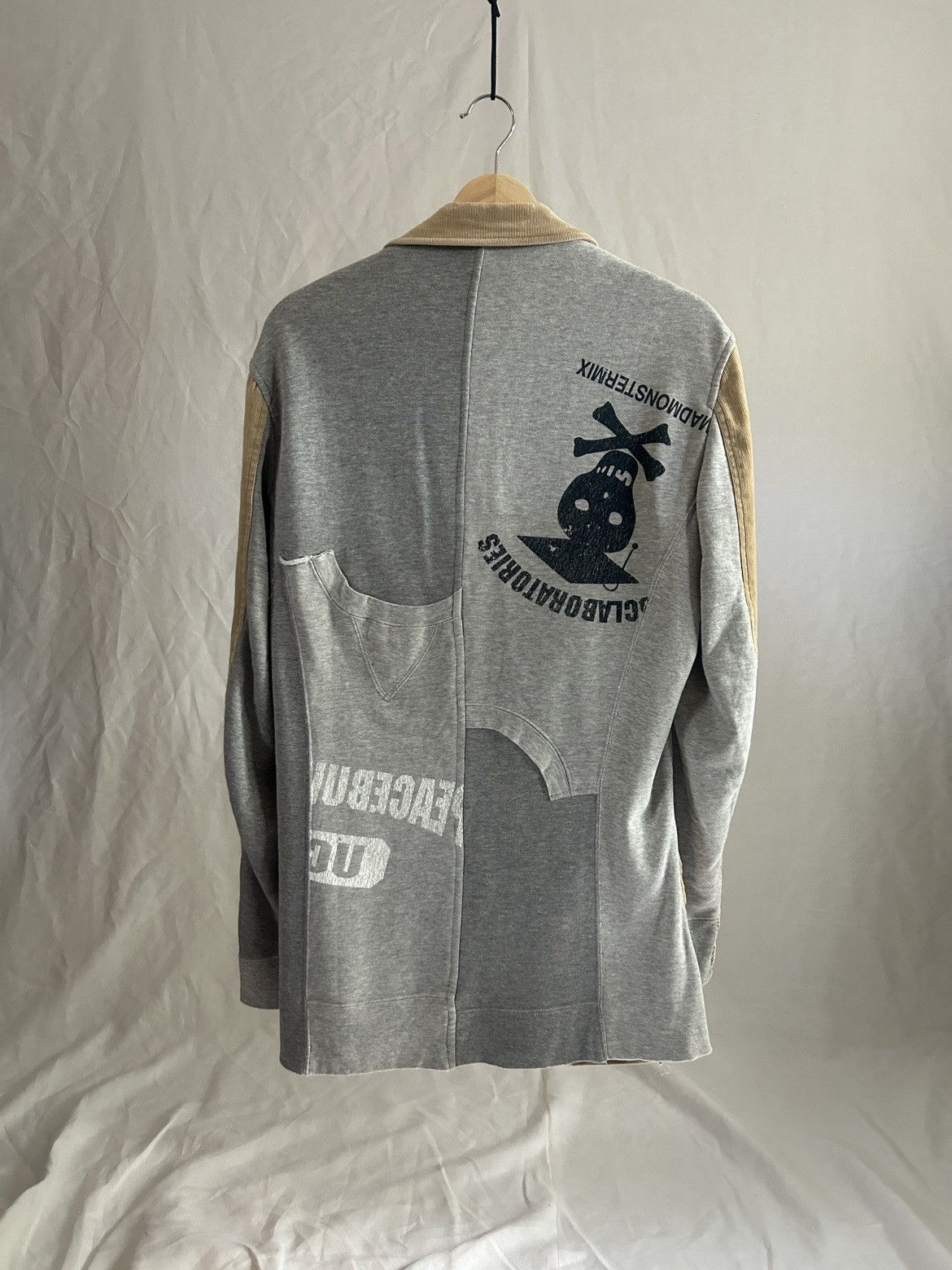 Undercover Undercover AW03 "Paper Doll" Corduroy Hybrid Blazer Size 40R - 2 Thumbnail