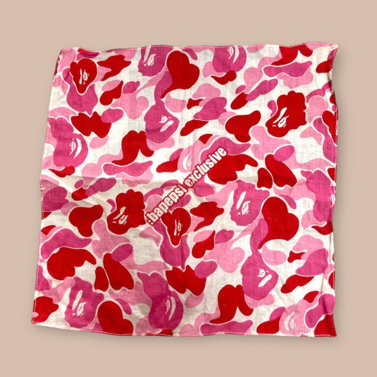 Bape 2001 Bapepsi Exclusive & 2002 Bapesta Bandana Handkerchief Size ONE SIZE - 3 Thumbnail