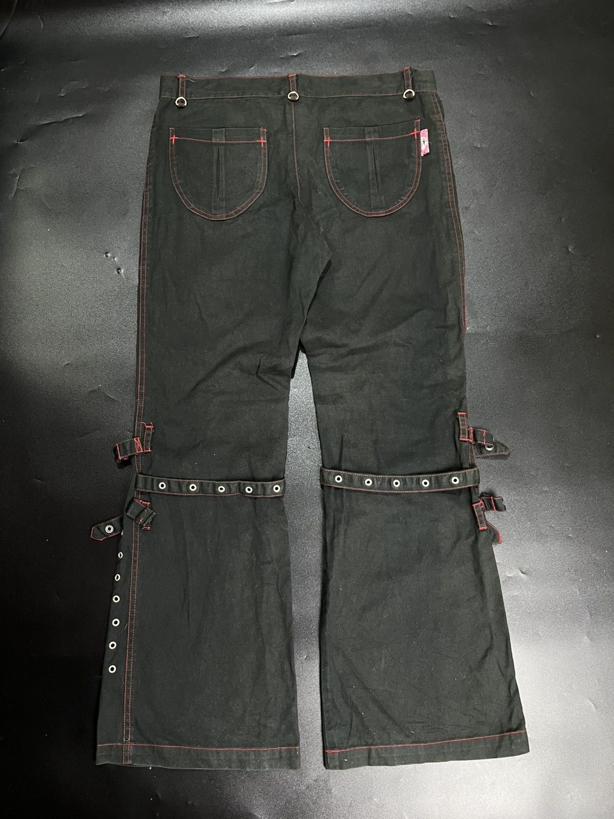 If Six Was Nine Japanese Flare Mad punk bondage Size US 31 - 3 Thumbnail