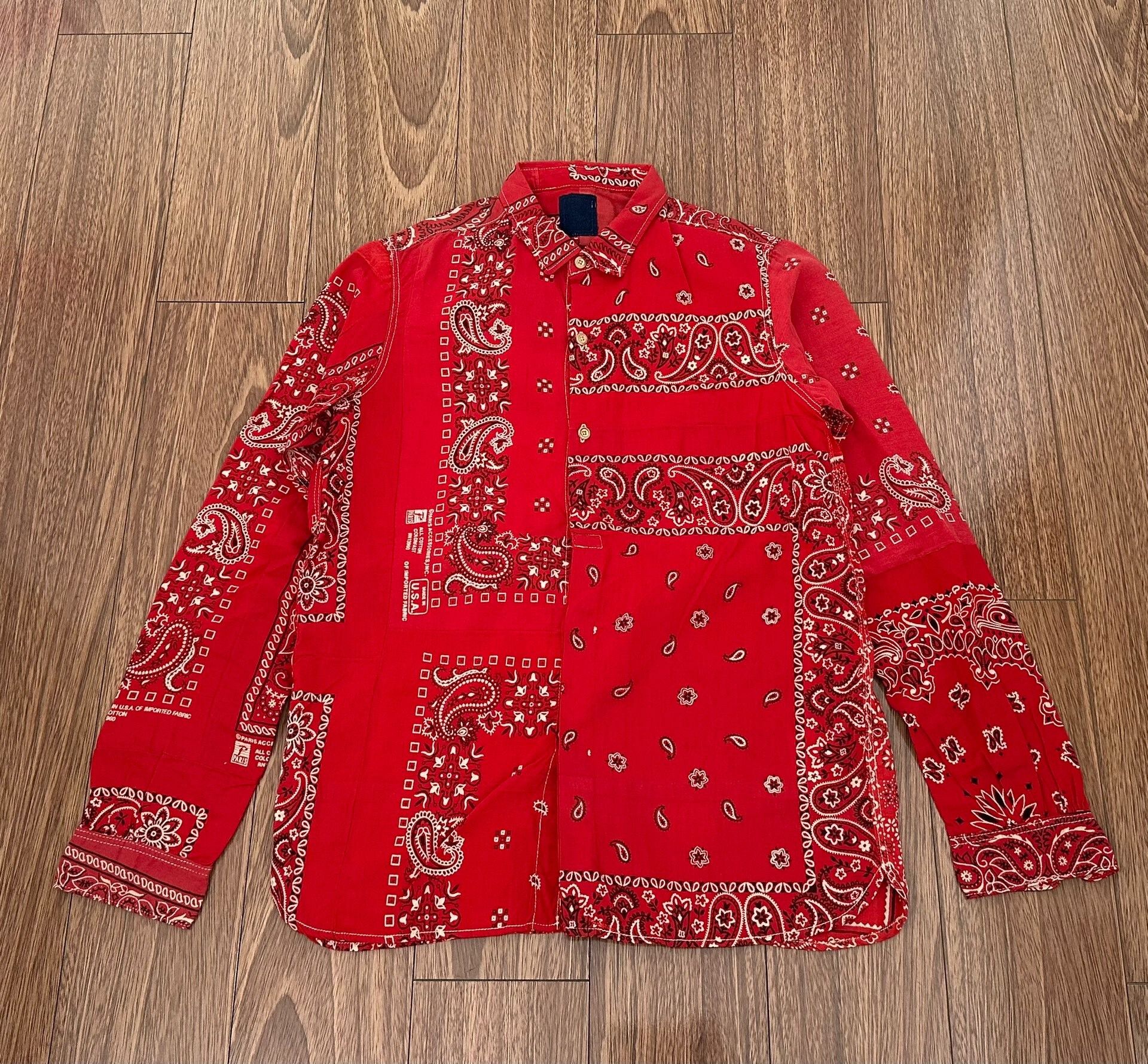 Visvim visvim long rider bandana shirt Size US S / EU 44-46 / 1 - 1 Thumbnail
