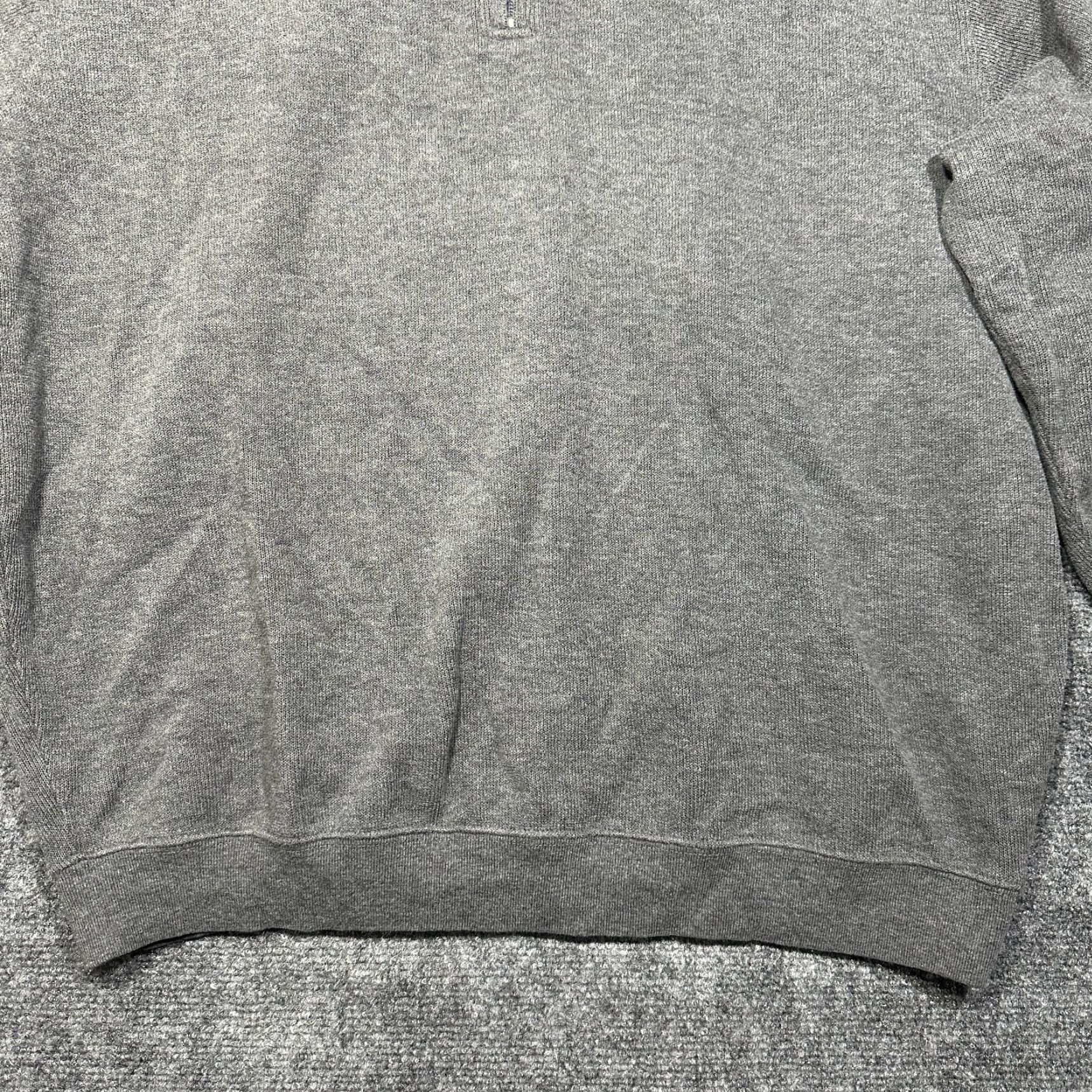 Vintage Woolrich Sweater Mens L Gray Cotton 1/4 Zip Pullover Sleeve Pocket Mock Neck Long Sleeve Regular Fit Size US L / EU 52-54 / 3 - 2 Thumbnail