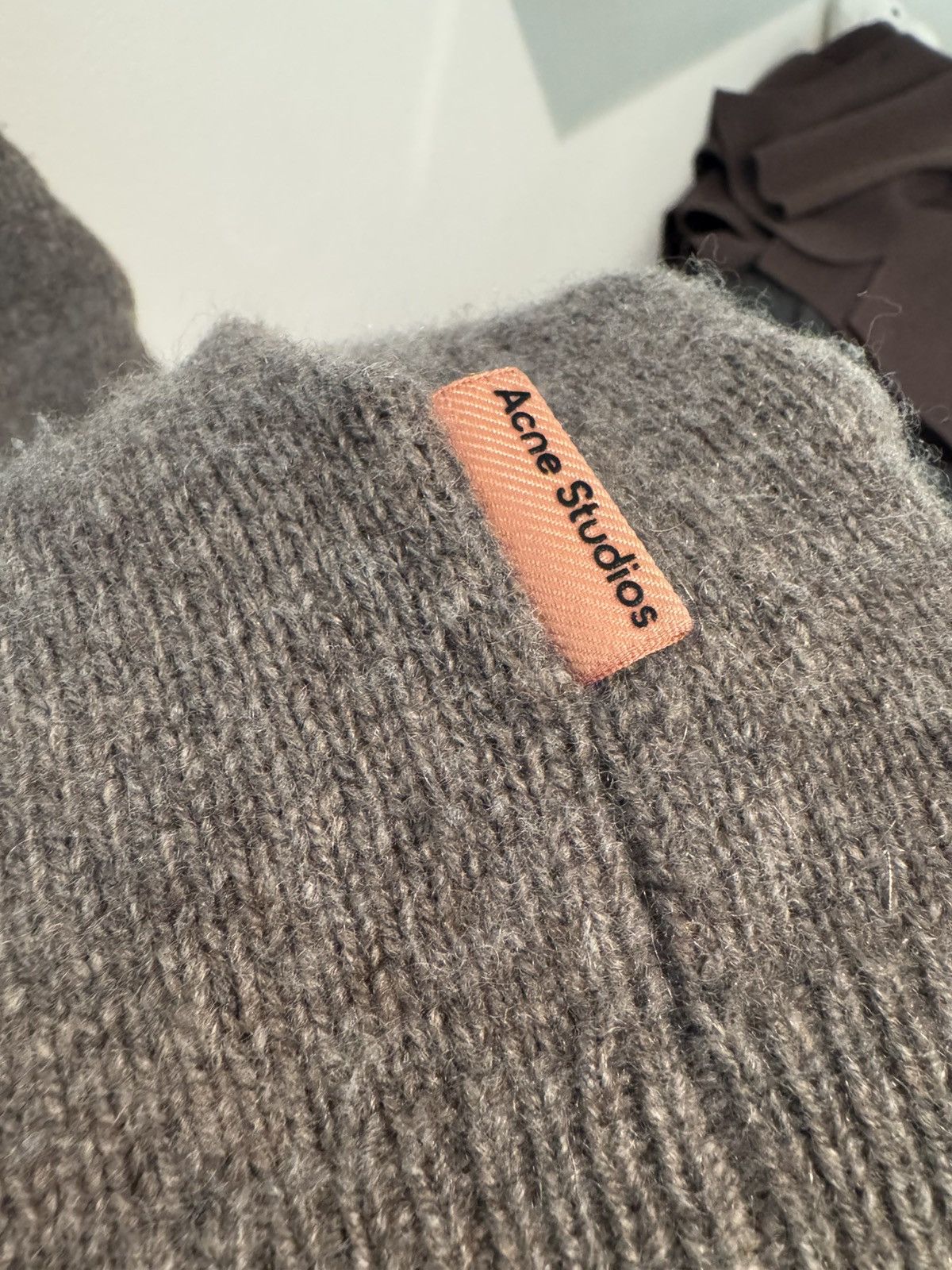 Acne Studios Acne Studios Kristen Wool and Cashmere Blend Hoodie Brown Size US S / EU 44-46 / 1 - 4 Thumbnail