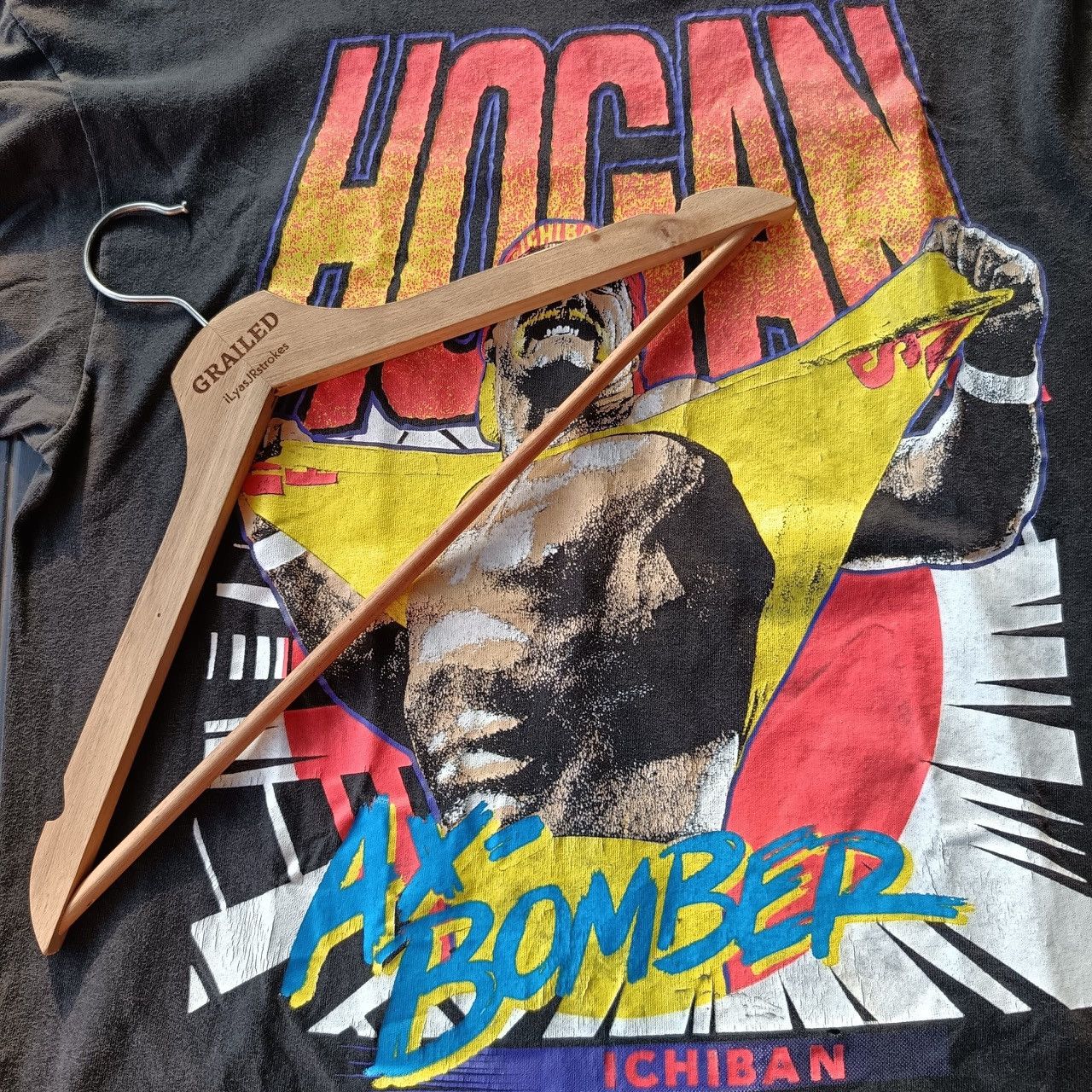 Vintage Vintage Hulk Hogan Champion Wrestler Tee Size US L / EU 52-54 / 3 - 7 Thumbnail