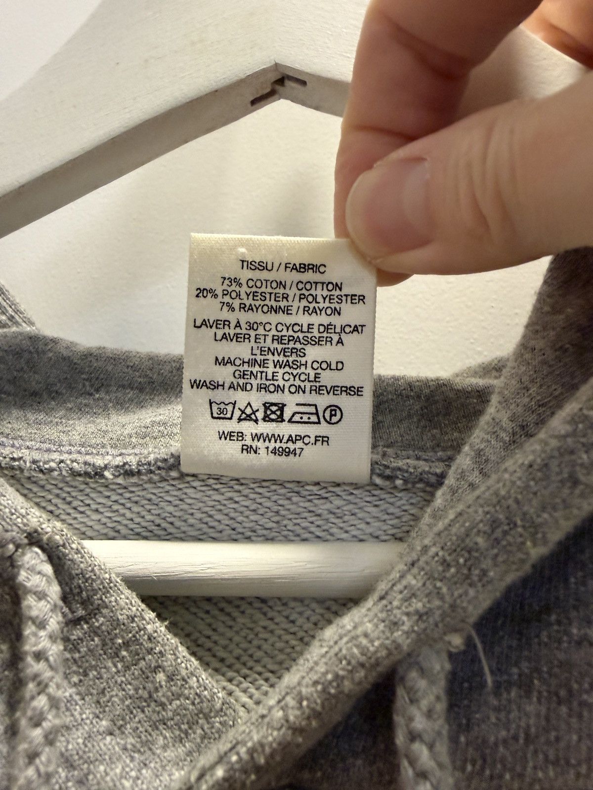 A.P.C. A.P.C. Hoodie Size S / US 4 / IT 40 - 4 Thumbnail