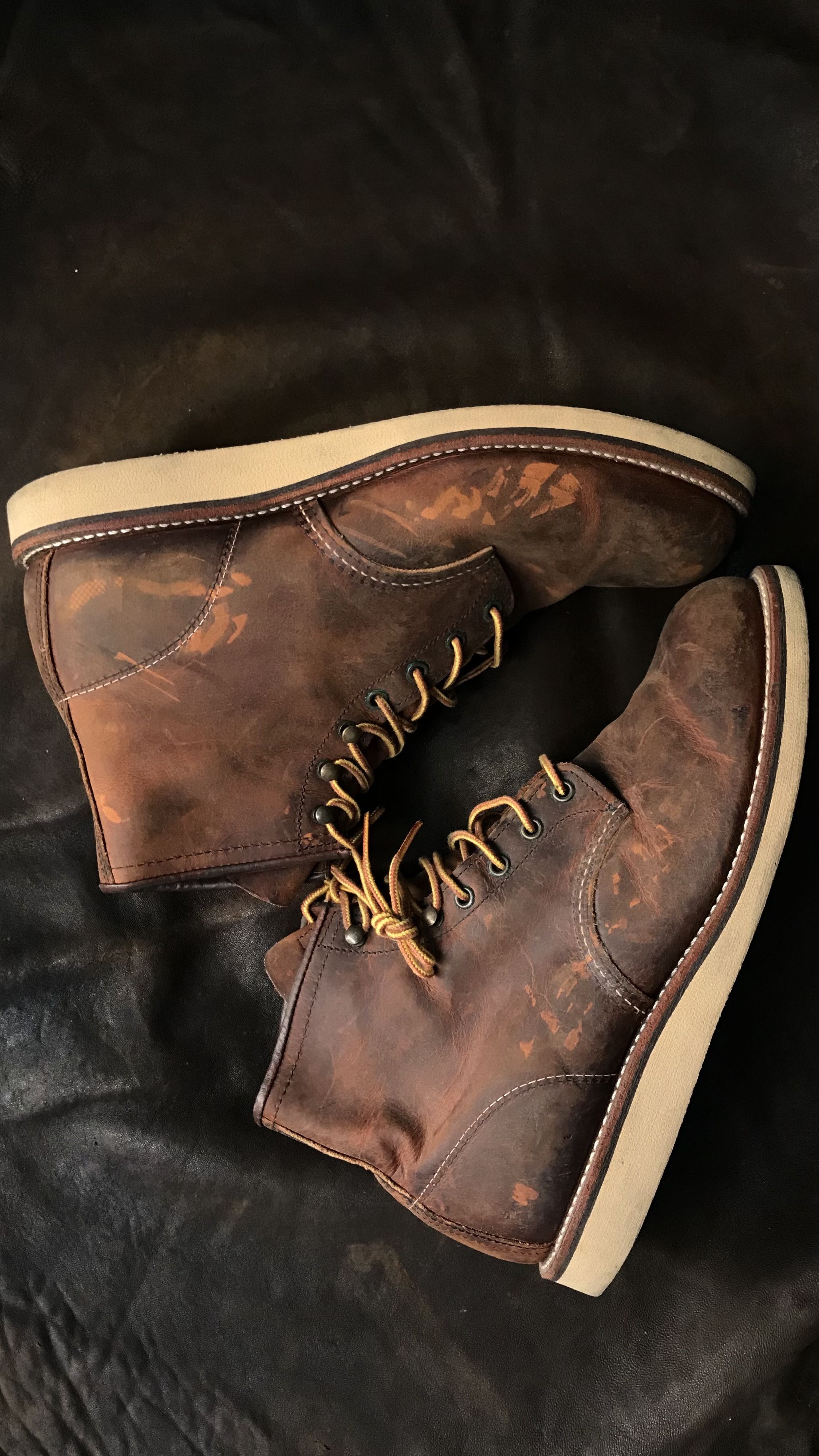 Red Wing RED WING made in USA ROVER BOOTS oiled leather copper Size US 10.5 / EU 43-44 - 4 Thumbnail