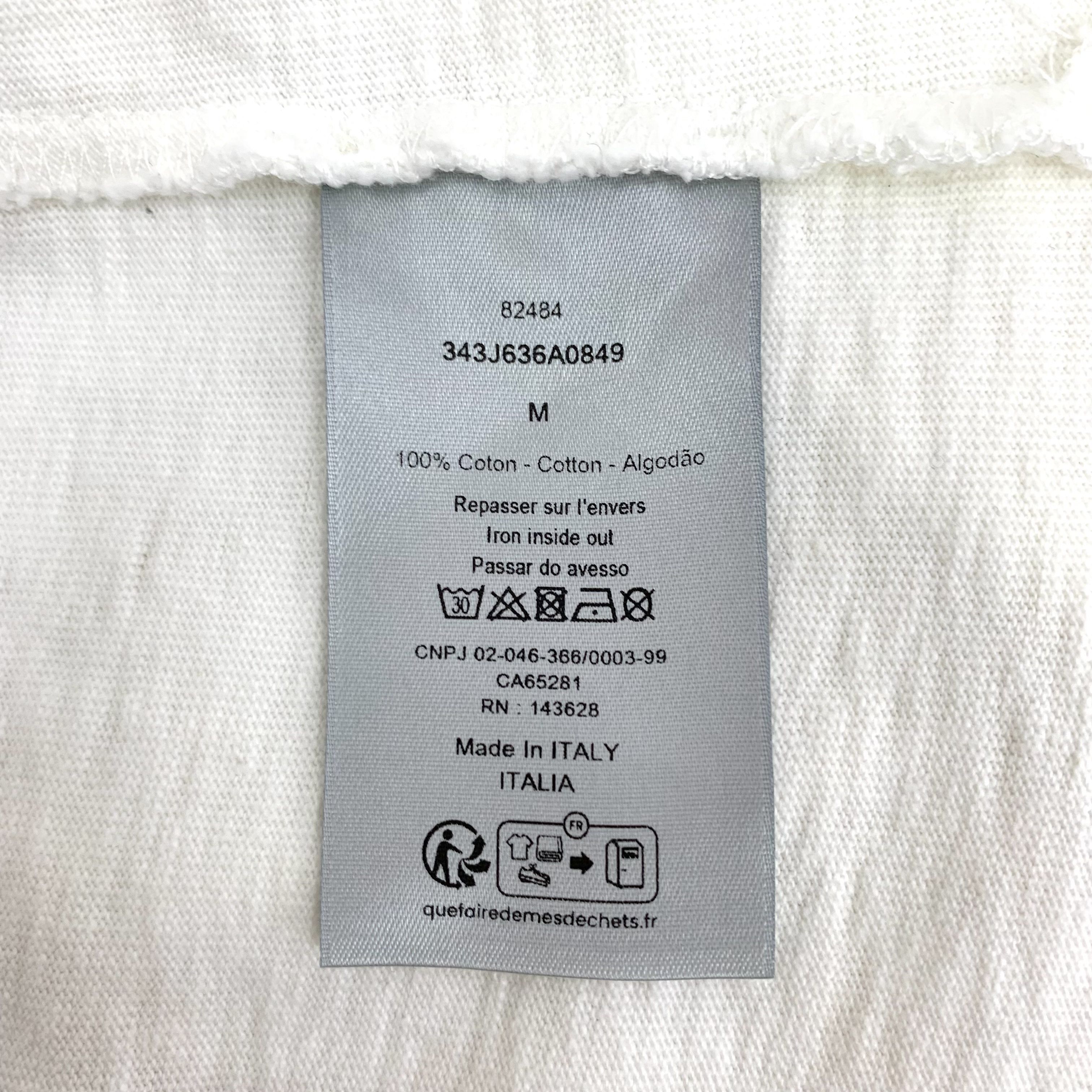 Dior Dior Distressed T-Shirt White (M) Size US M / EU 48-50 / 2 - 8 Thumbnail
